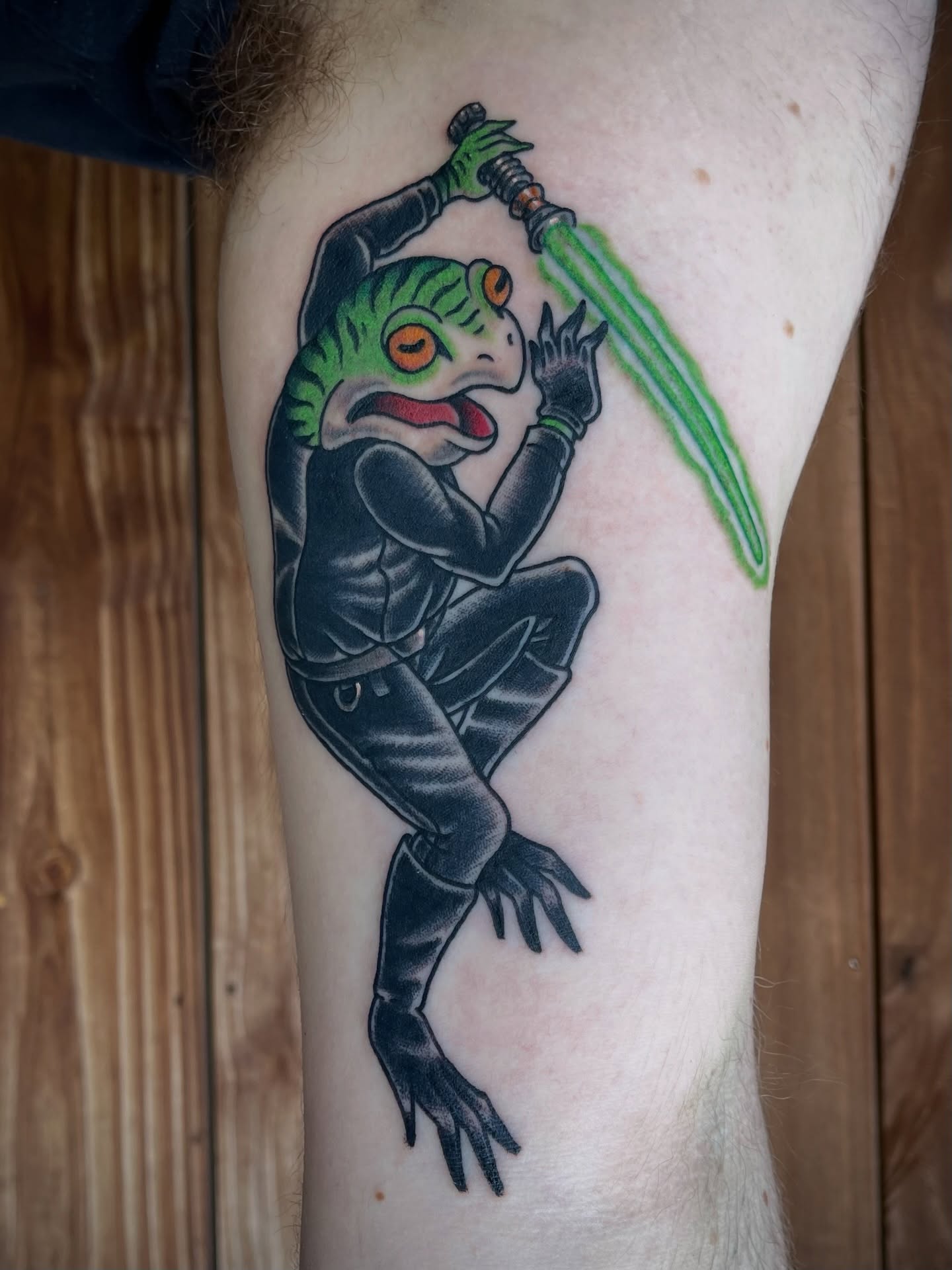 Tattoo by @scruffy_tattooer — new_school, realism