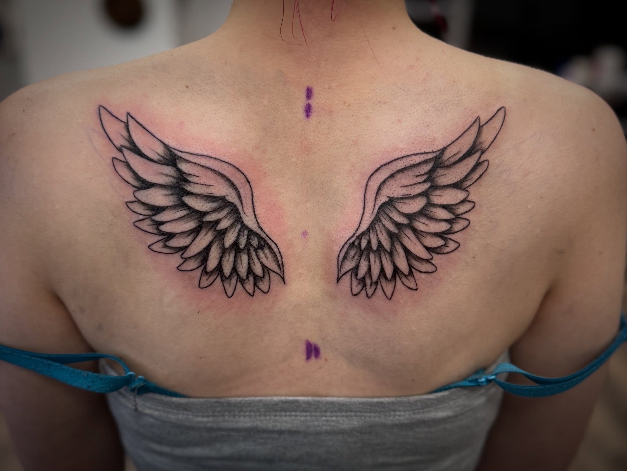 Tattoo by @shadowsteptattoo — black_and_grey