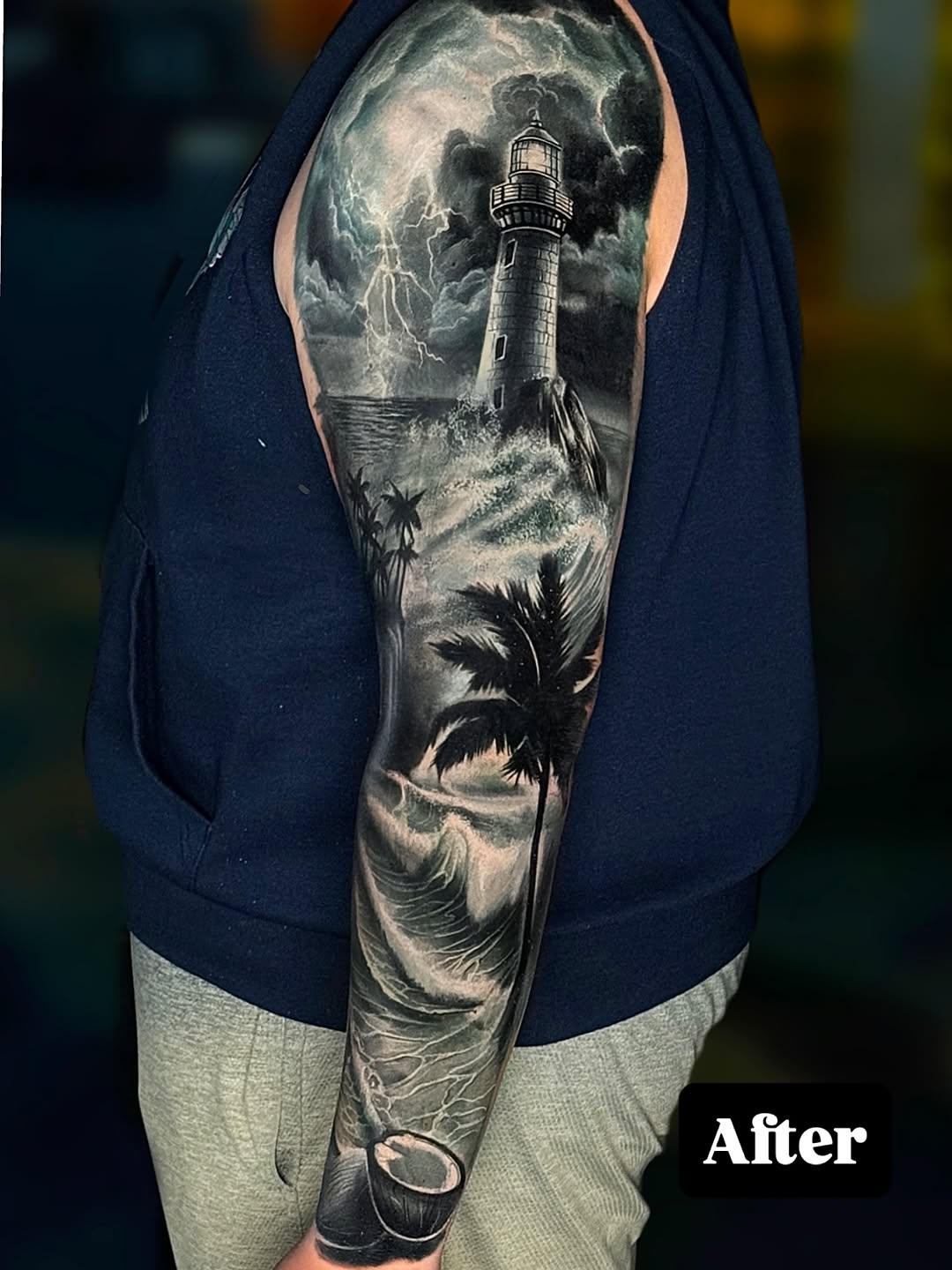 Tattoo by @rann_tattoo — realism, black_and_grey