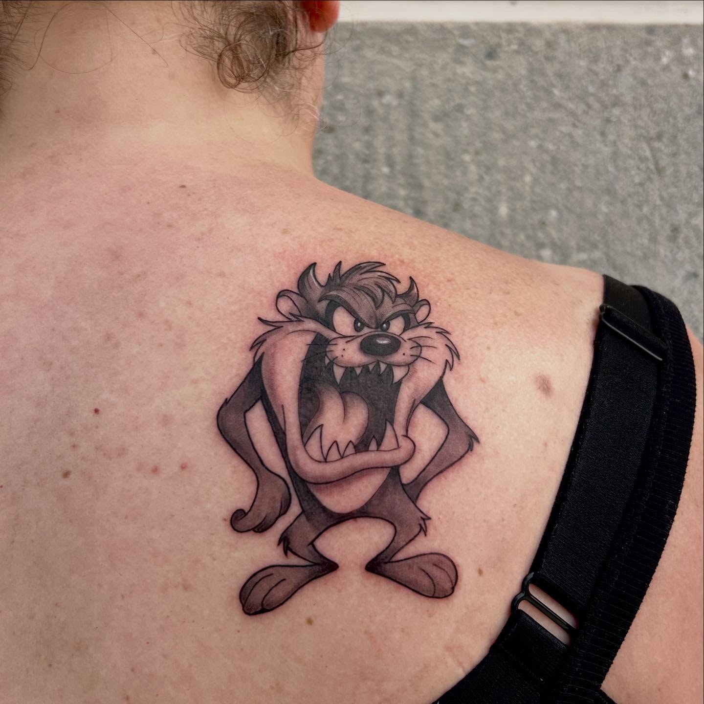 Tattoo by @birdytattoos_ — black_and_grey