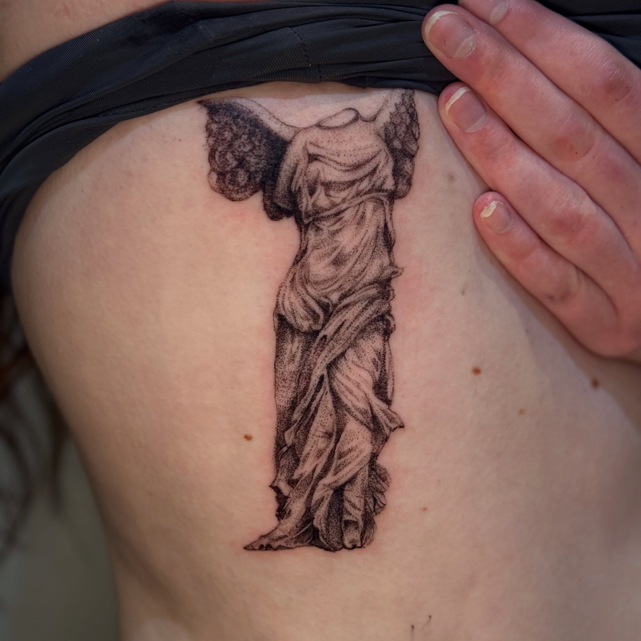 Tattoo by @ktyvink — black_and_grey