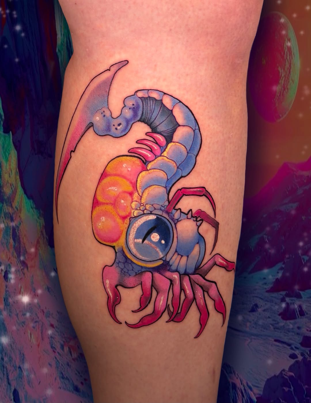 Tattoo by @hongo.azul.tattoos — new_school, illustrative