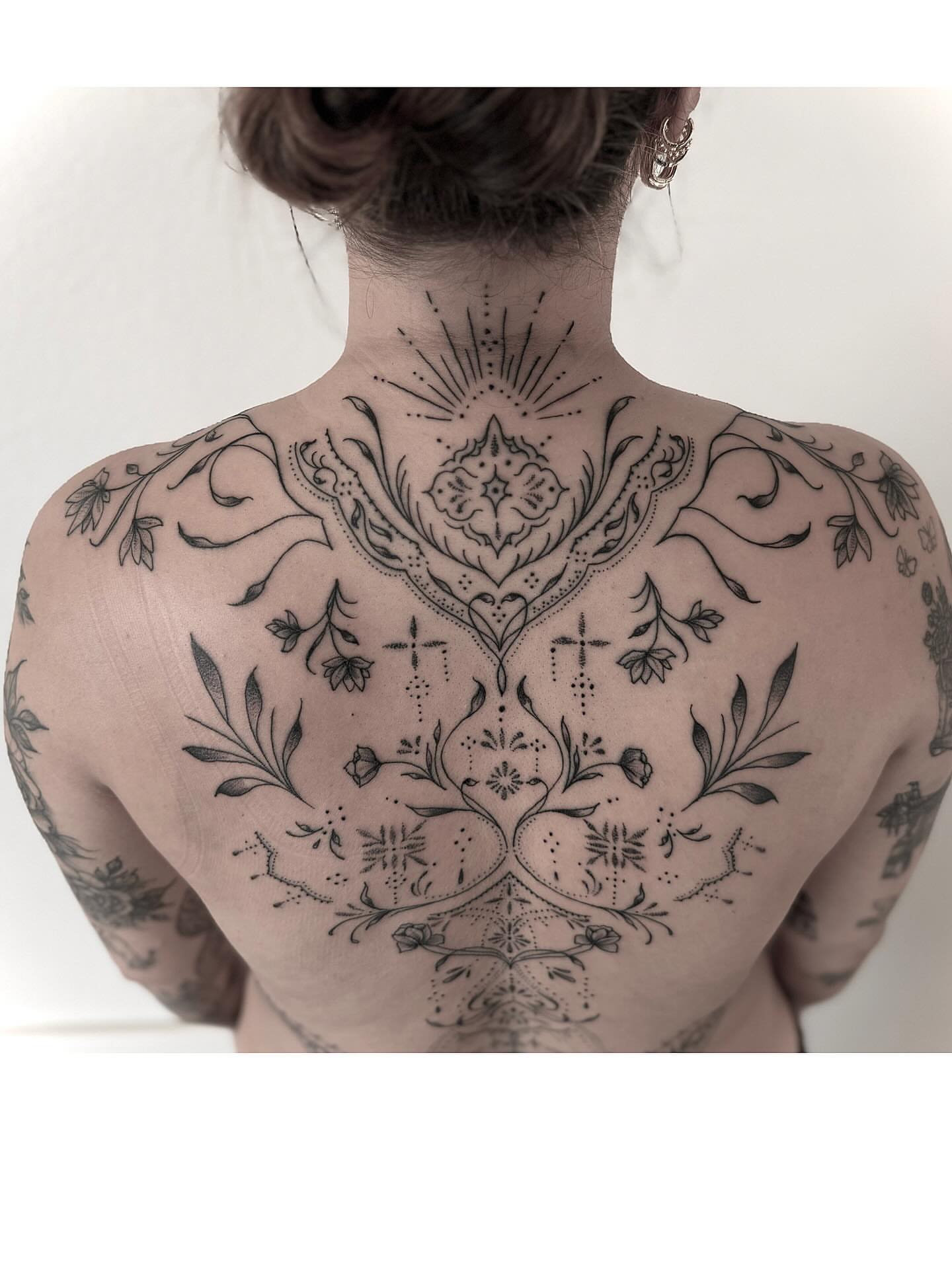 Tattoo by @jabbeytattoo — ornamental