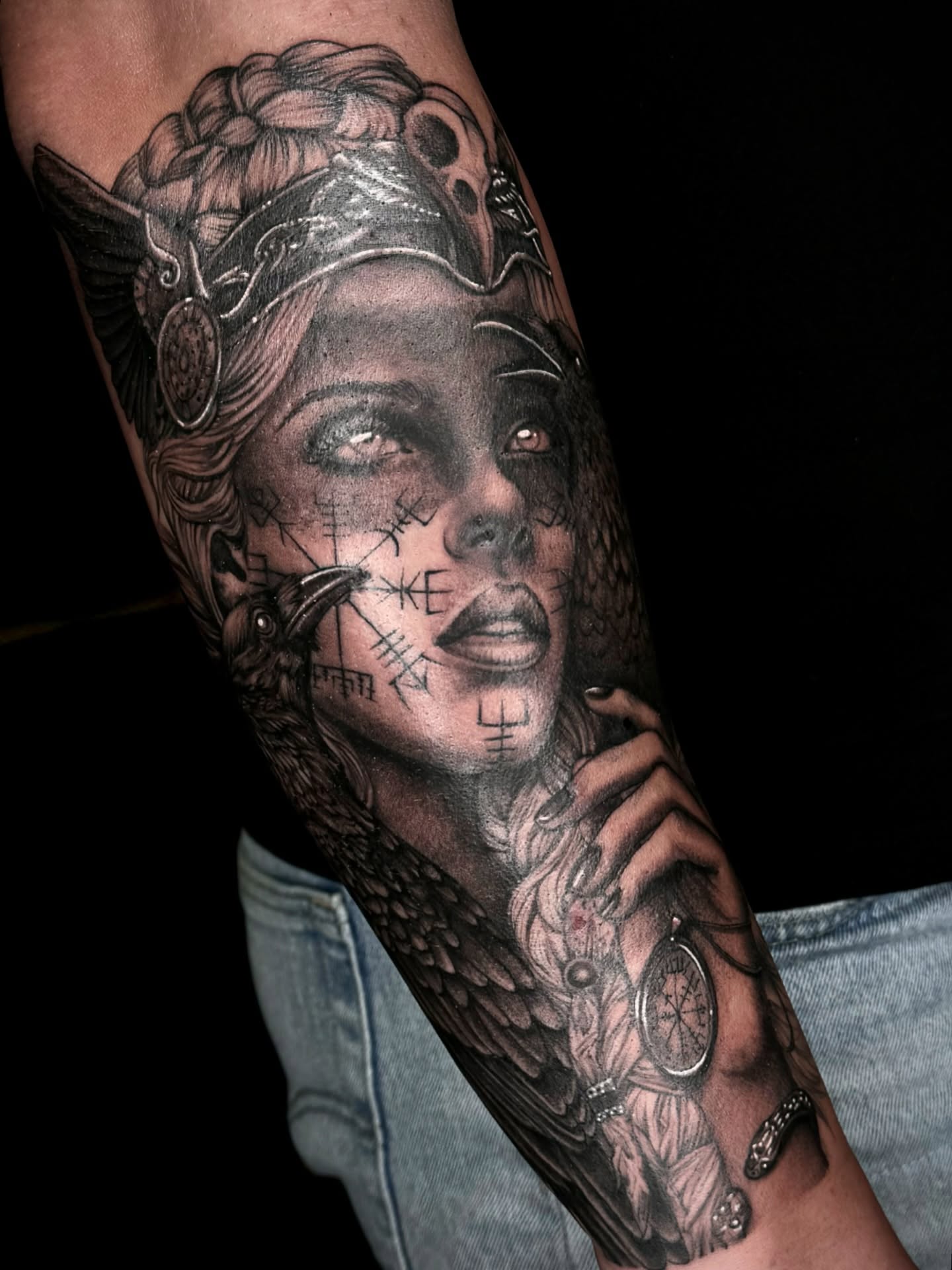 Tattoo by @artofmiguelangelflores — realism, dark_realism