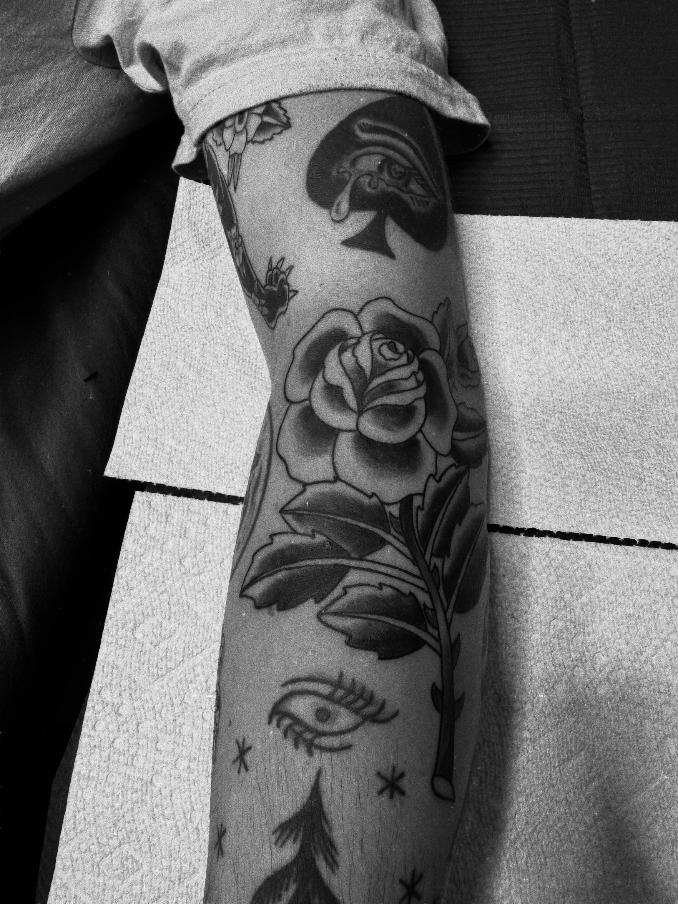 Tattoo by @tonycapraitattoos — american_traditional, black_and_grey