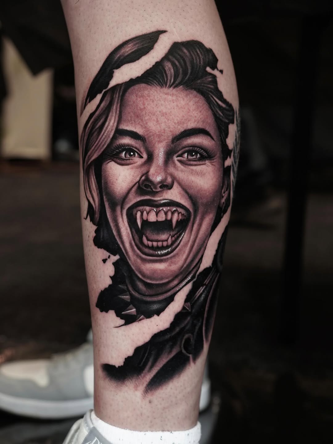 Tattoo by @gemmatattoooficiall — realism, dark_realism