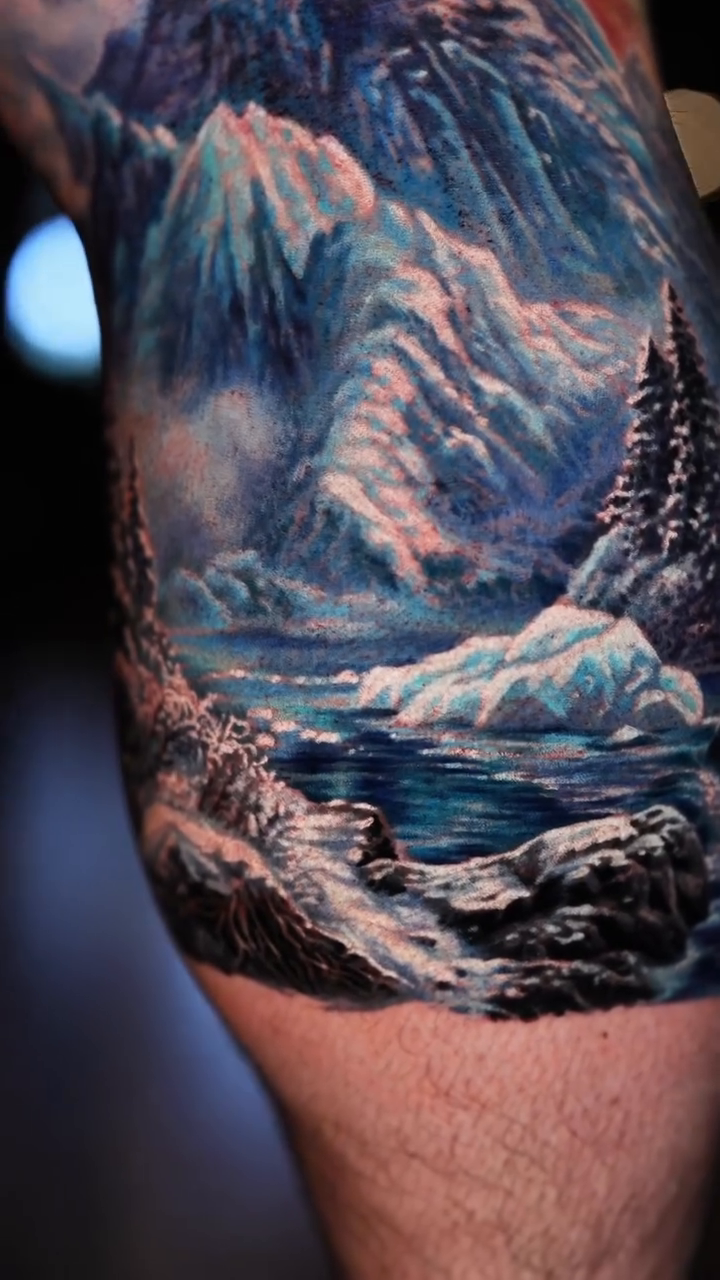 Tattoo work at Austin Tattoo Invitational 2026