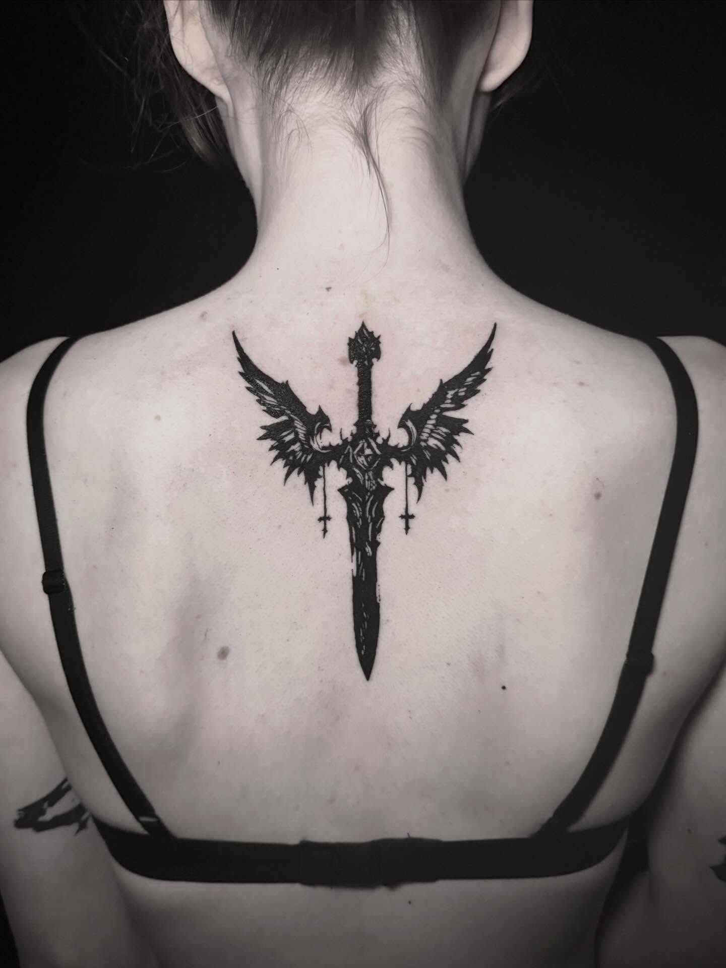 Tattoo by @boniaart — black_and_grey