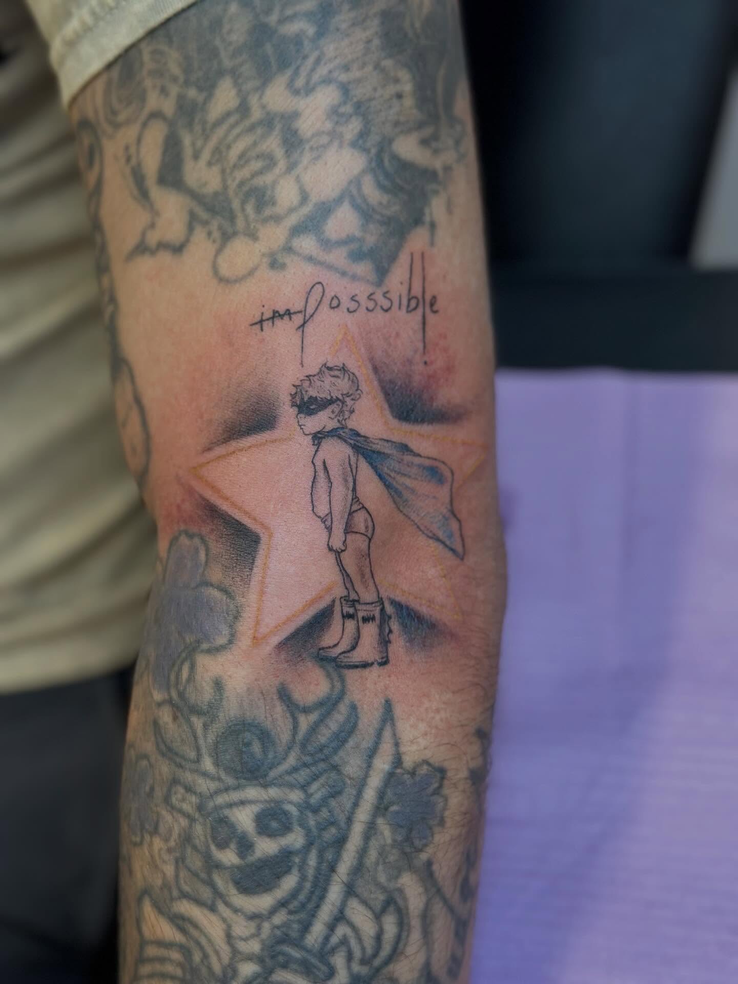 Tattoo by @florex._ink — anime