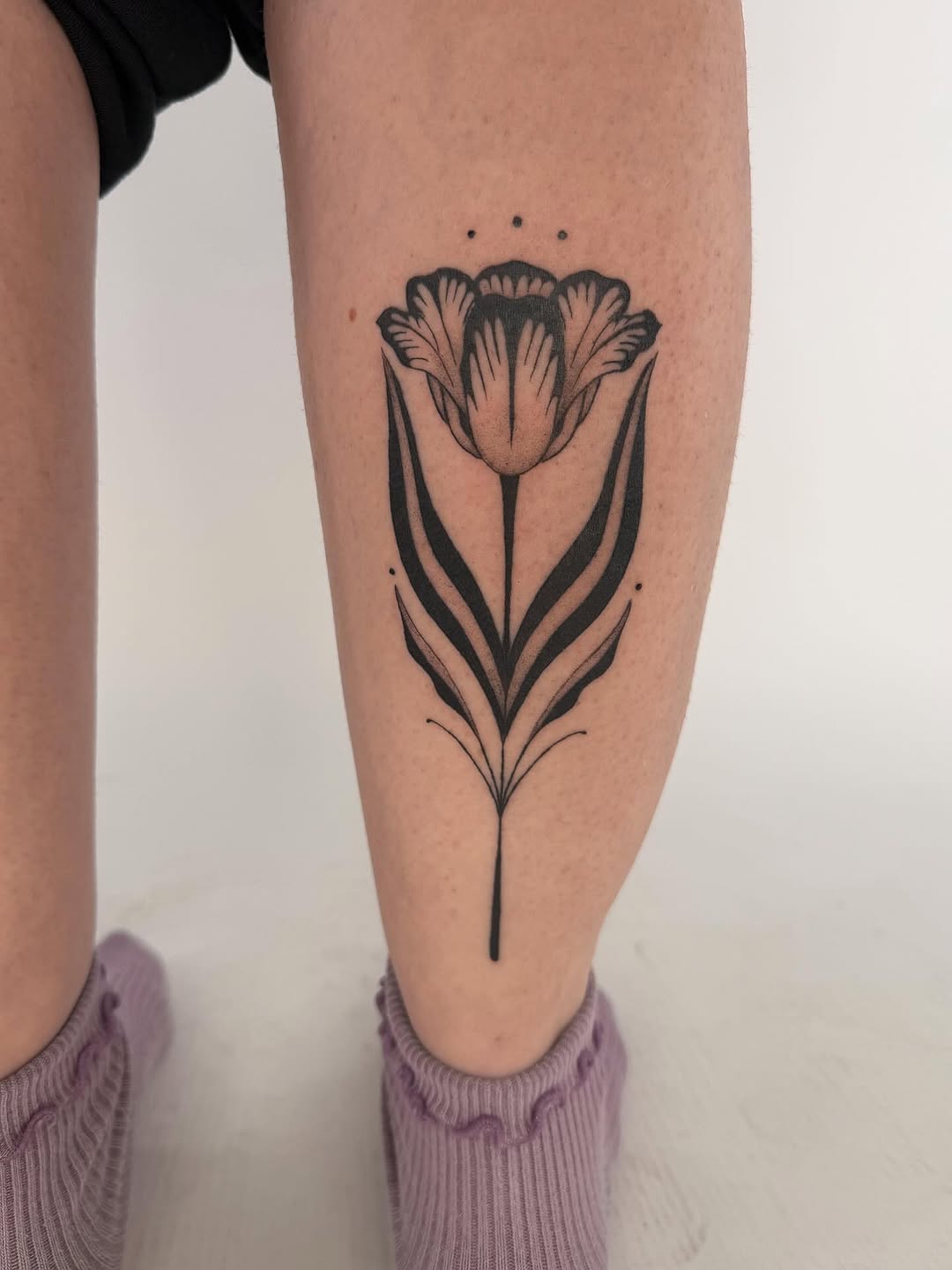 Tattoo by @leahramosink — fine_line, black_and_grey