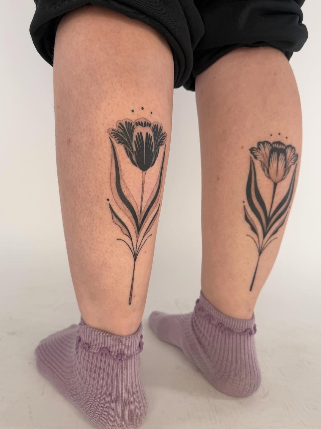 Tattoo by @leahramosink — black_and_grey, fine_line