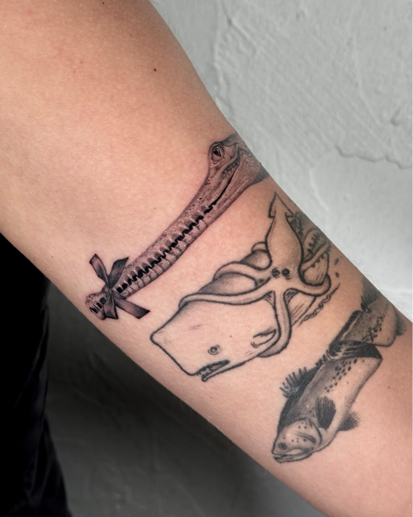 Tattoo by @rickyttattoo — black_and_grey, realism