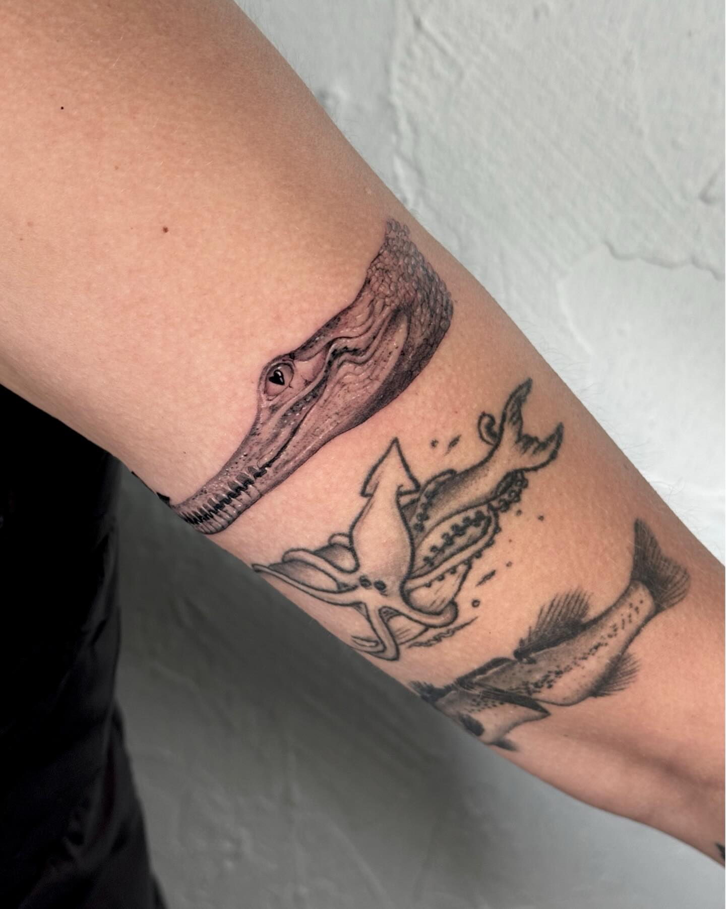 Tattoo by @rickyttattoo — black_and_grey, realism