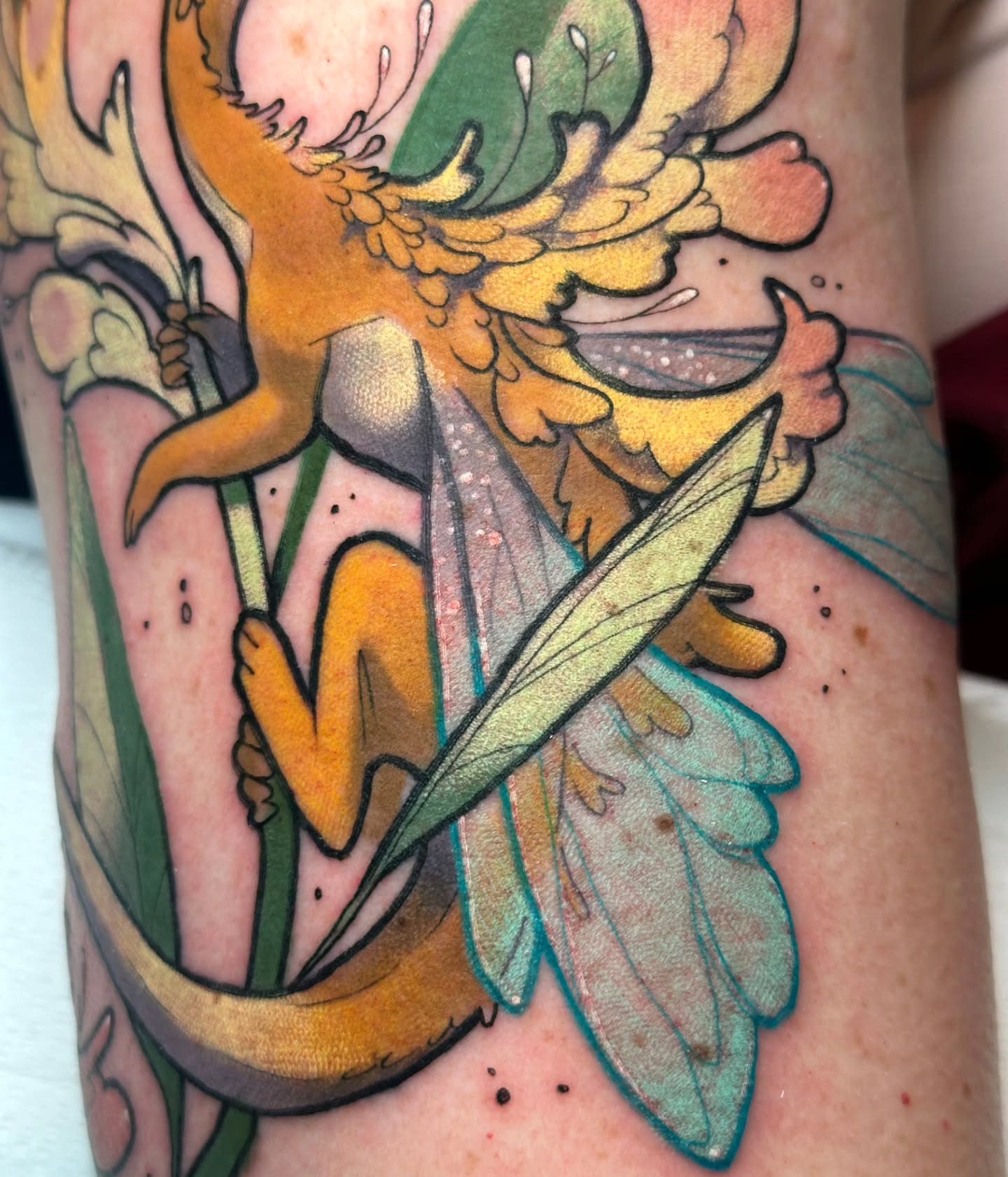 Tattoo by @sashawren_tattoos — new_school, illustrative