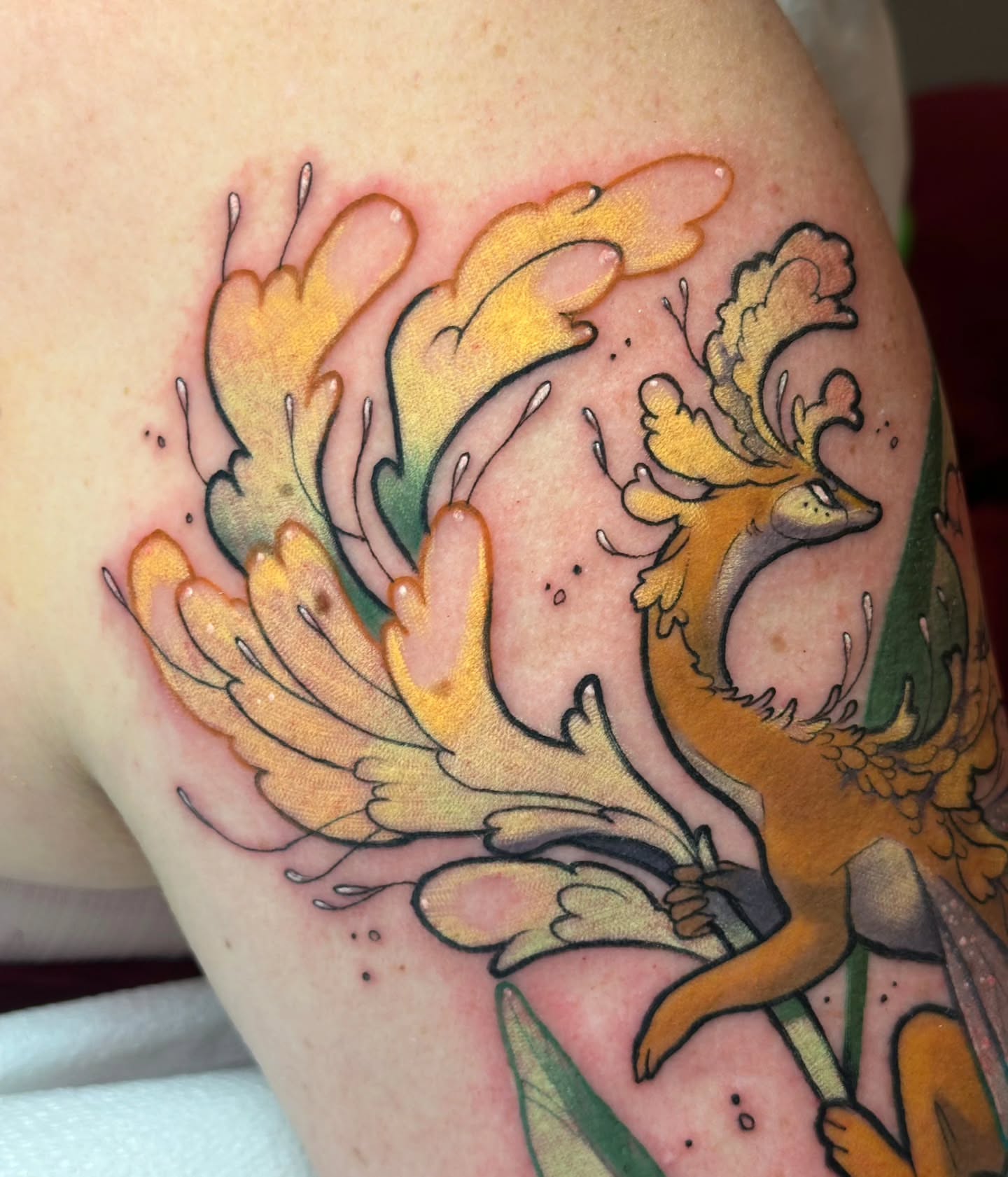 Tattoo by @sashawren_tattoos — new_school, illustrative