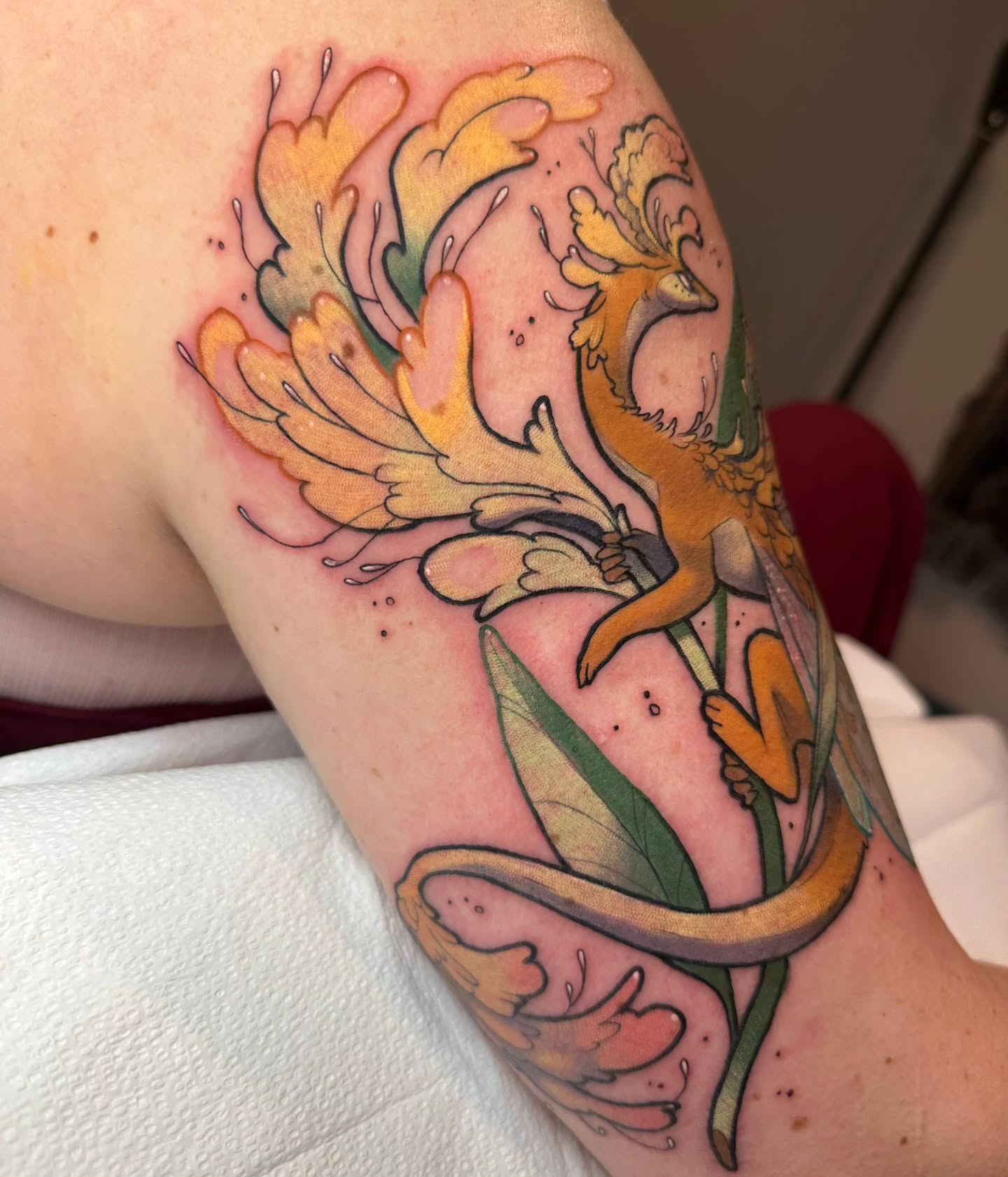 Tattoo by @sashawren_tattoos — new_school, illustrative