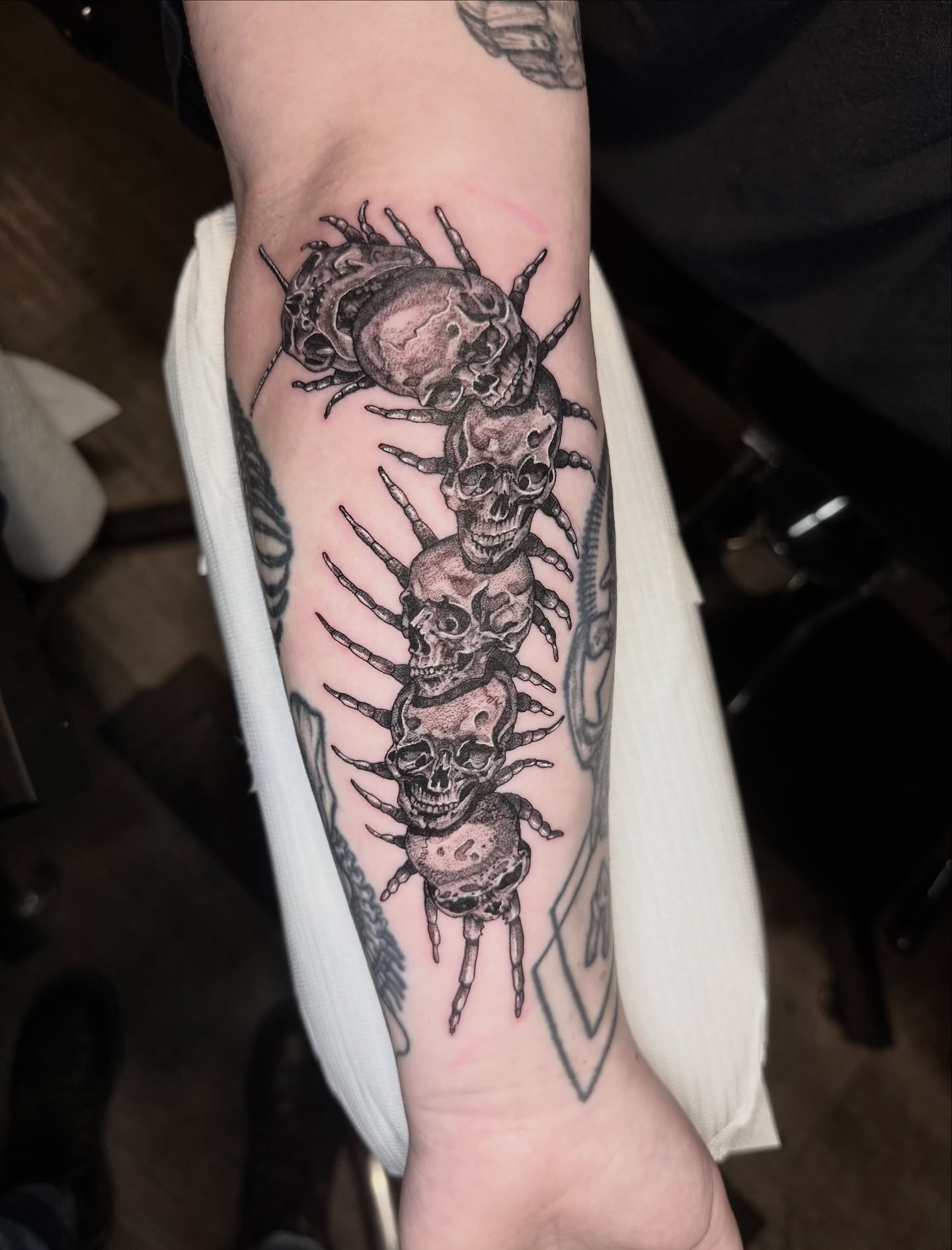 Tattoo by @db_atlas — black_and_grey, realism