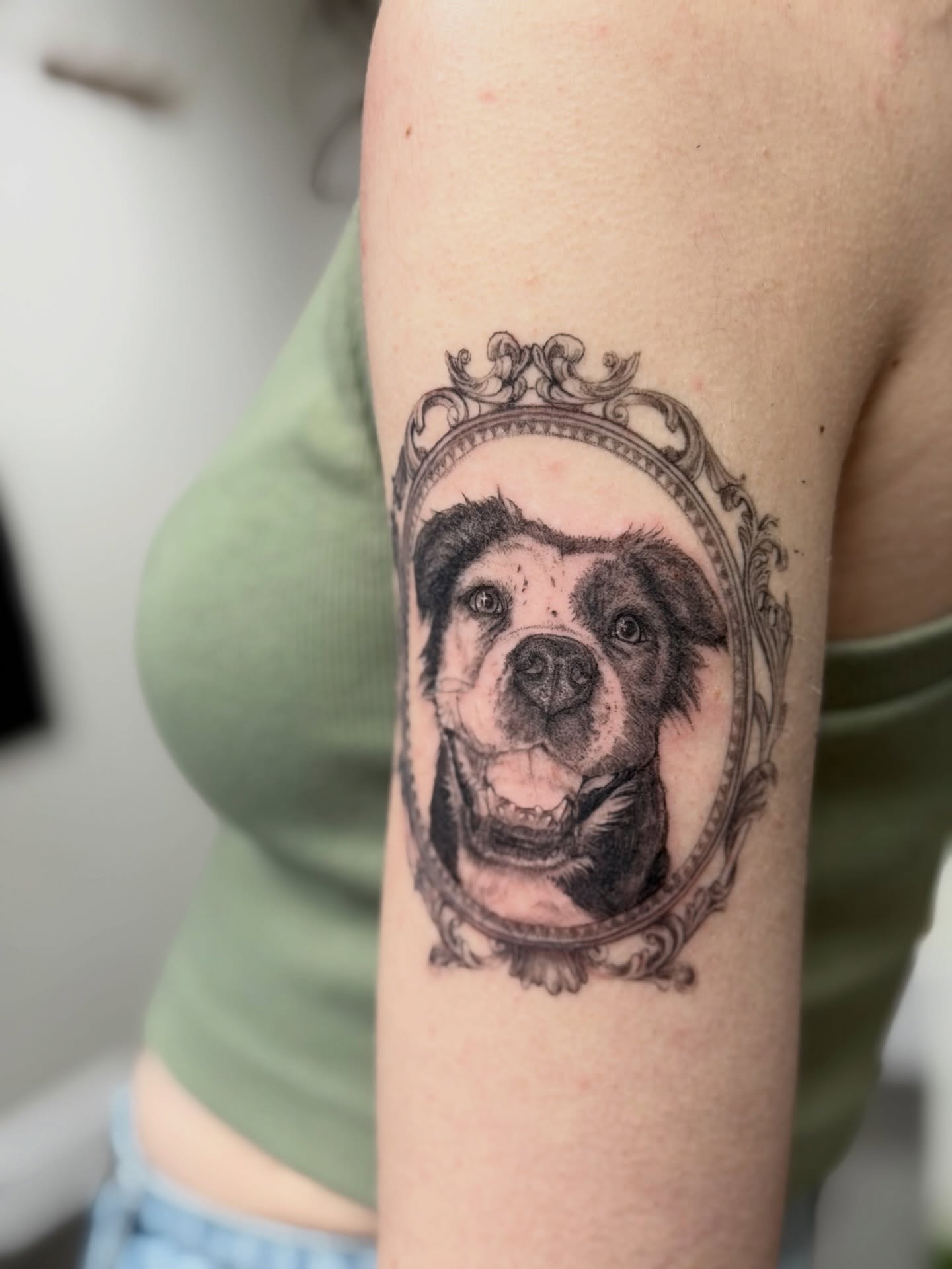 Tattoo by @midnight.aries.art — realism, black_and_grey