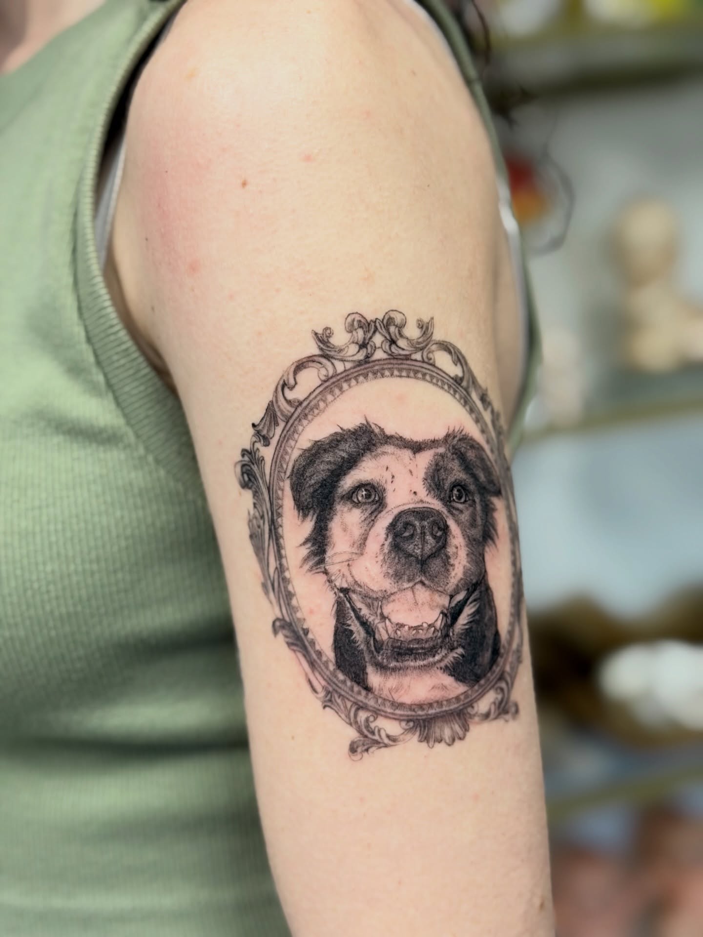 Tattoo by @midnight.aries.art — realism, black_and_grey