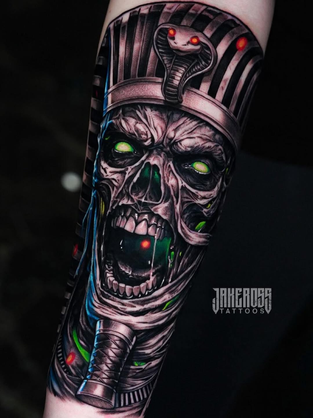 Tattoo by @jakerosstattoos — realism, dark_realism