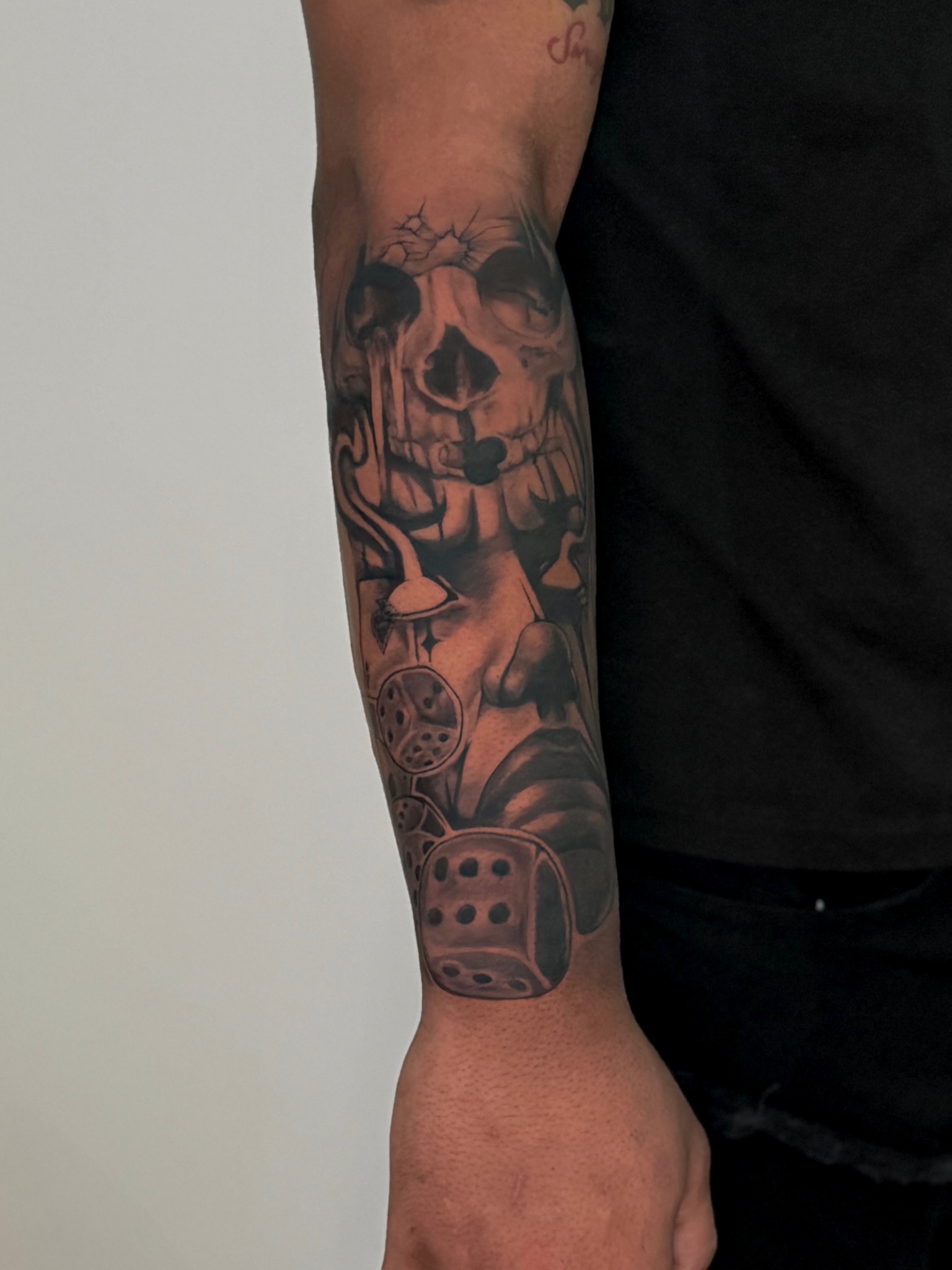 Tattoo by @damoer_tattoo — black_and_grey, realism