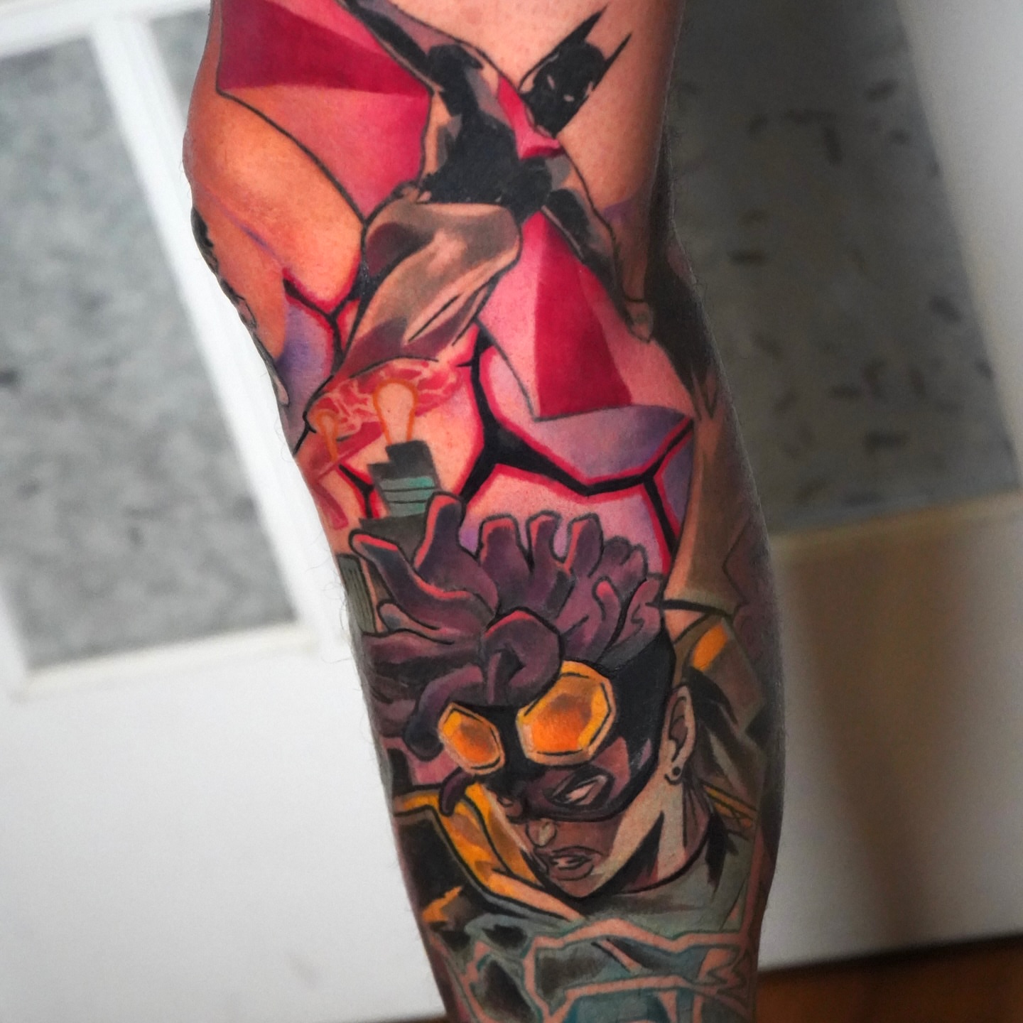 Tattoo by @blasianj.ink — new_school, geometric