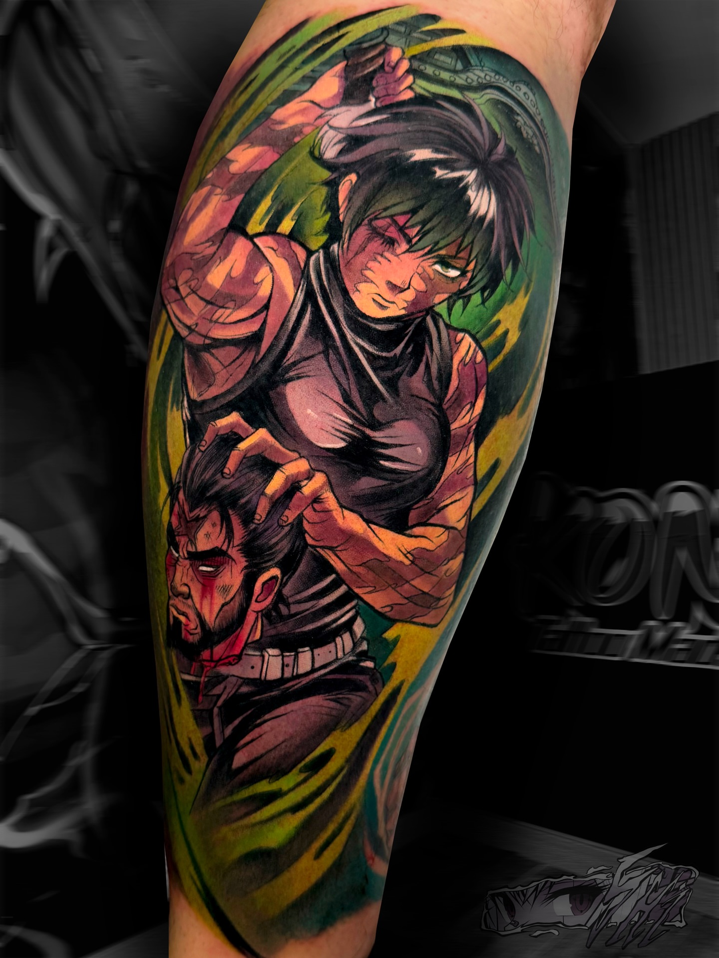 Tattoo by @ivanpelegrinmedina — anime, illustrative