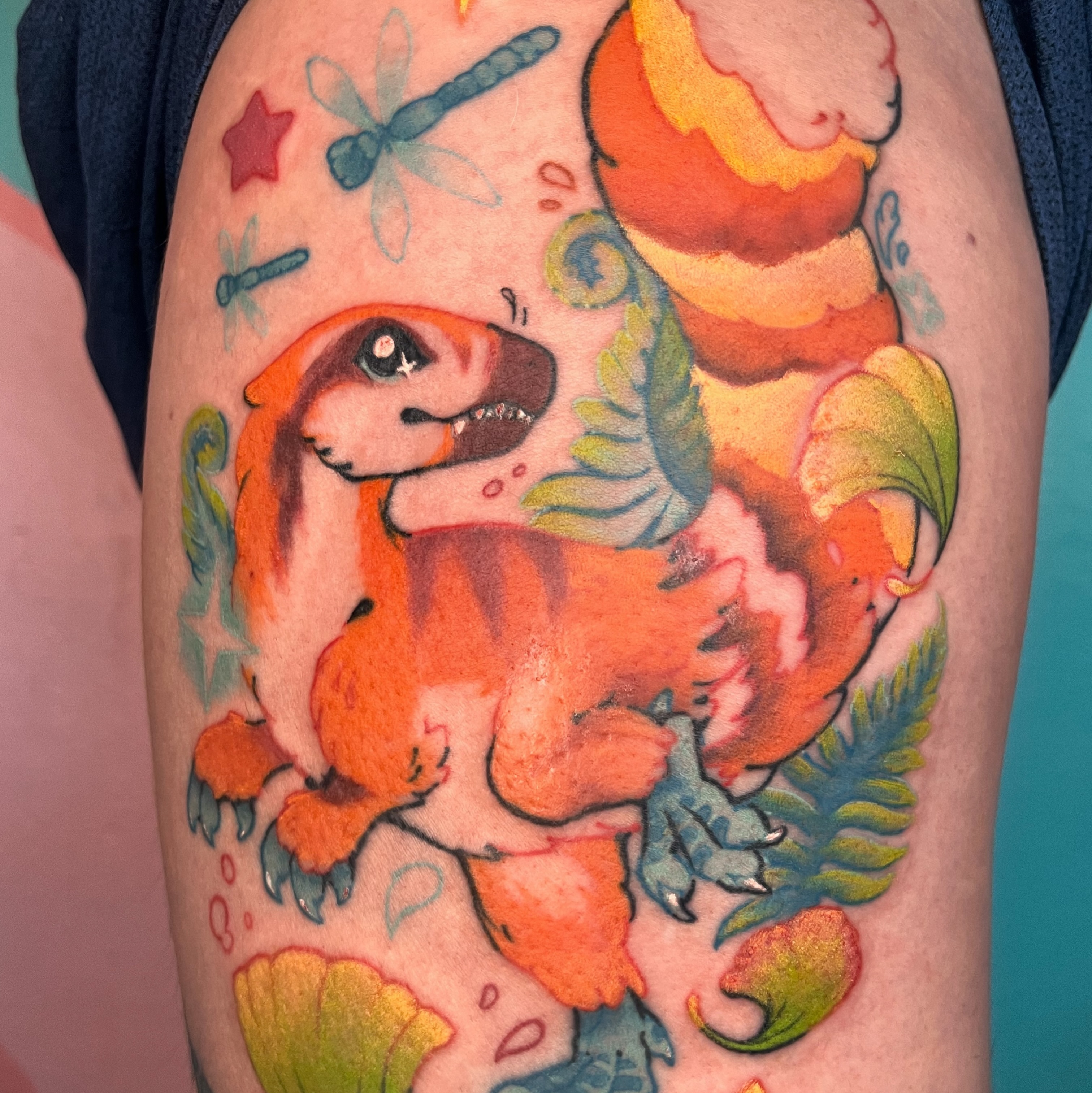 Tattoo by @hournoon β new_school, watercolor