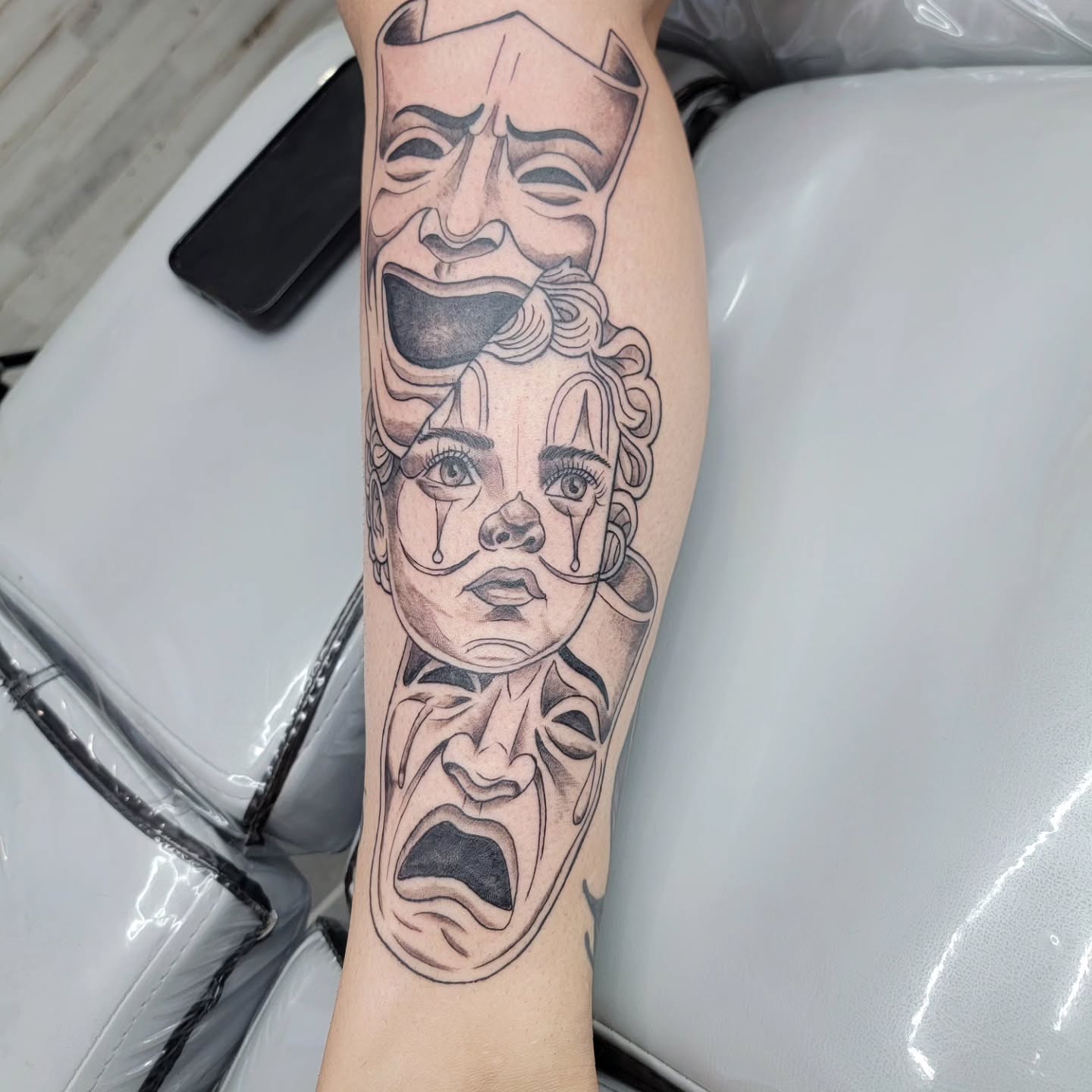 Tattoo by @tattoosbyjstar — black_and_grey, realism