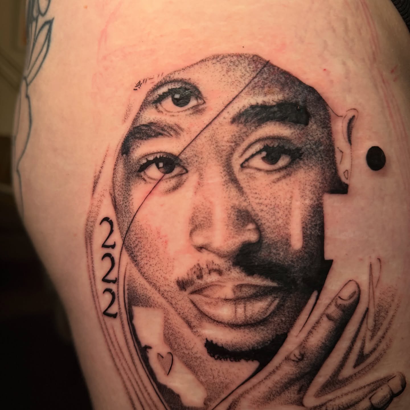 Tattoo by @smokesart — dotwork, realism