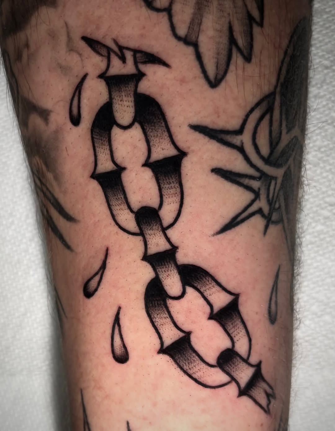 Tattoo by @mattelliotttattoos — american_traditional, black_and_grey