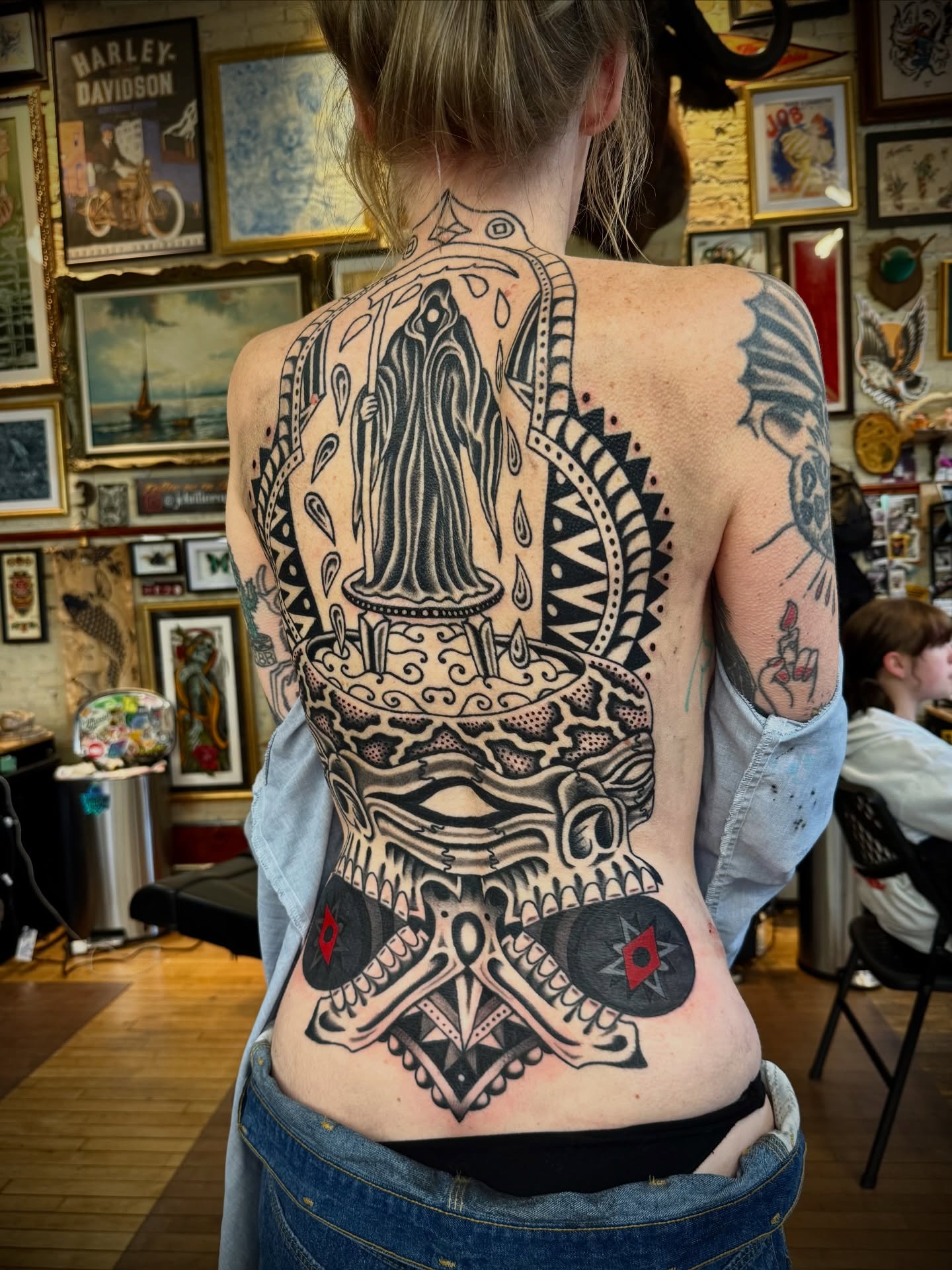 Tattoo by @jacobjamesk — american_traditional, black_and_grey