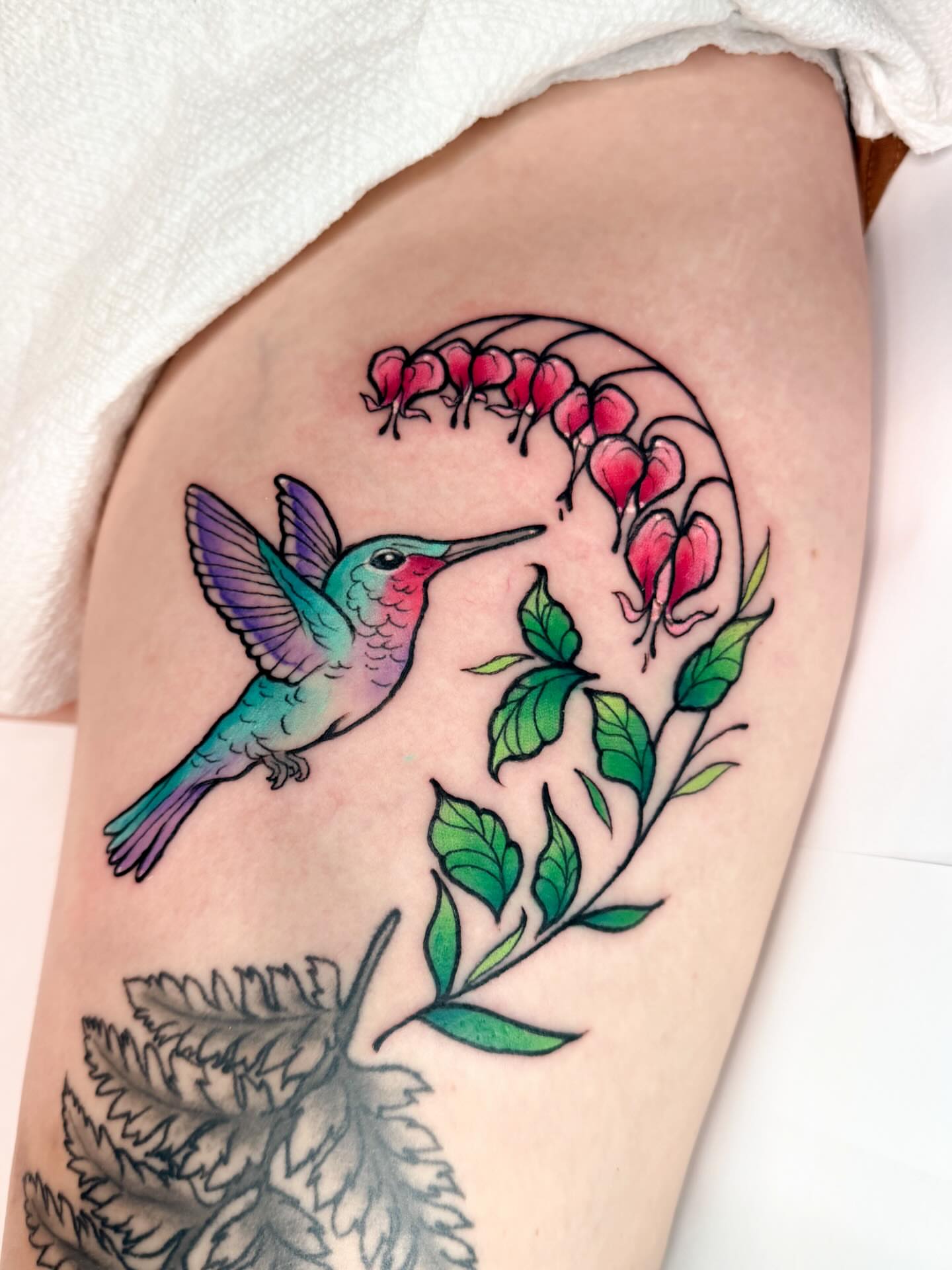 Tattoo by @nitelite.tattoos — watercolor
