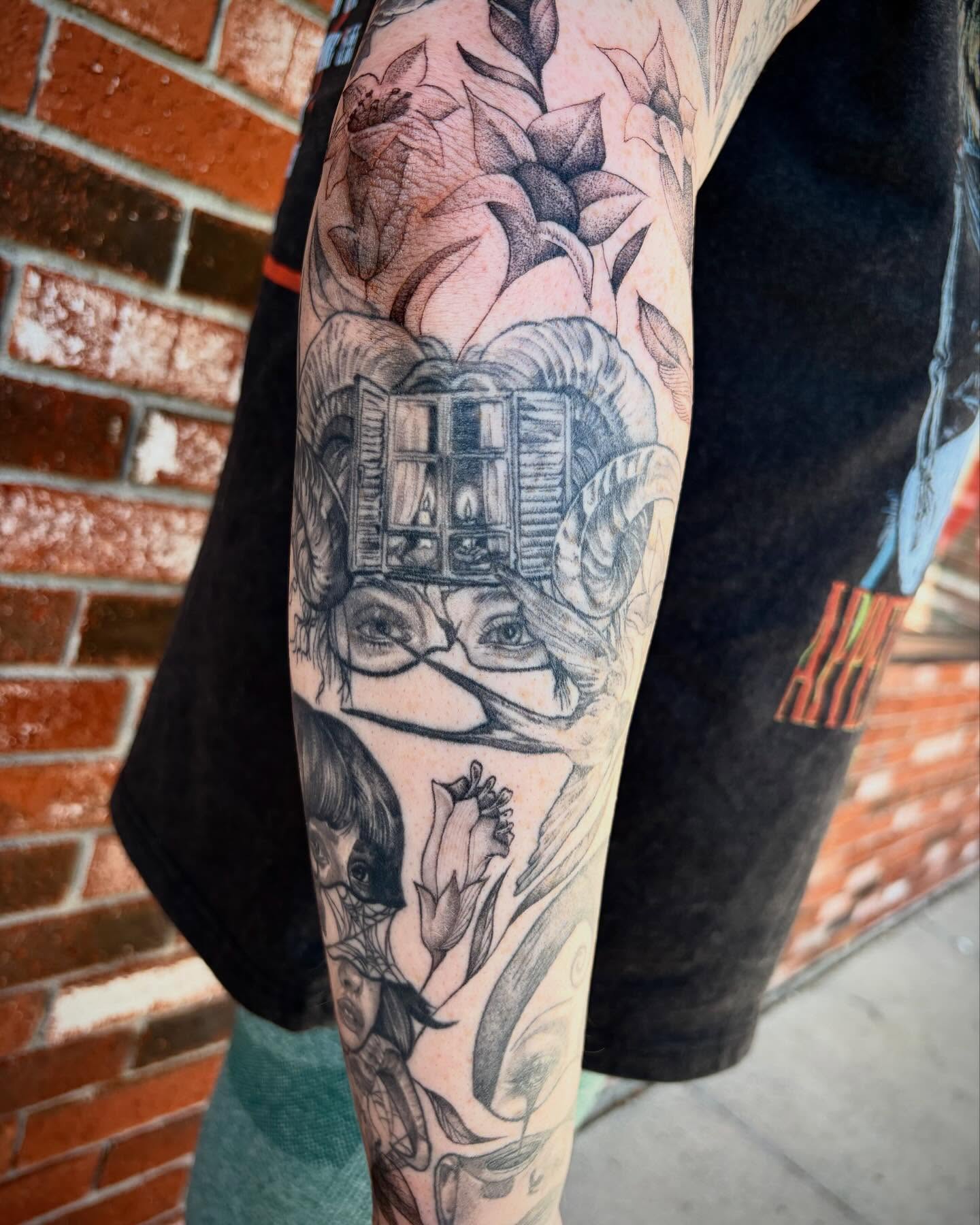 Tattoo by @tattoosbyemilyfalkowski — black_and_grey, realism