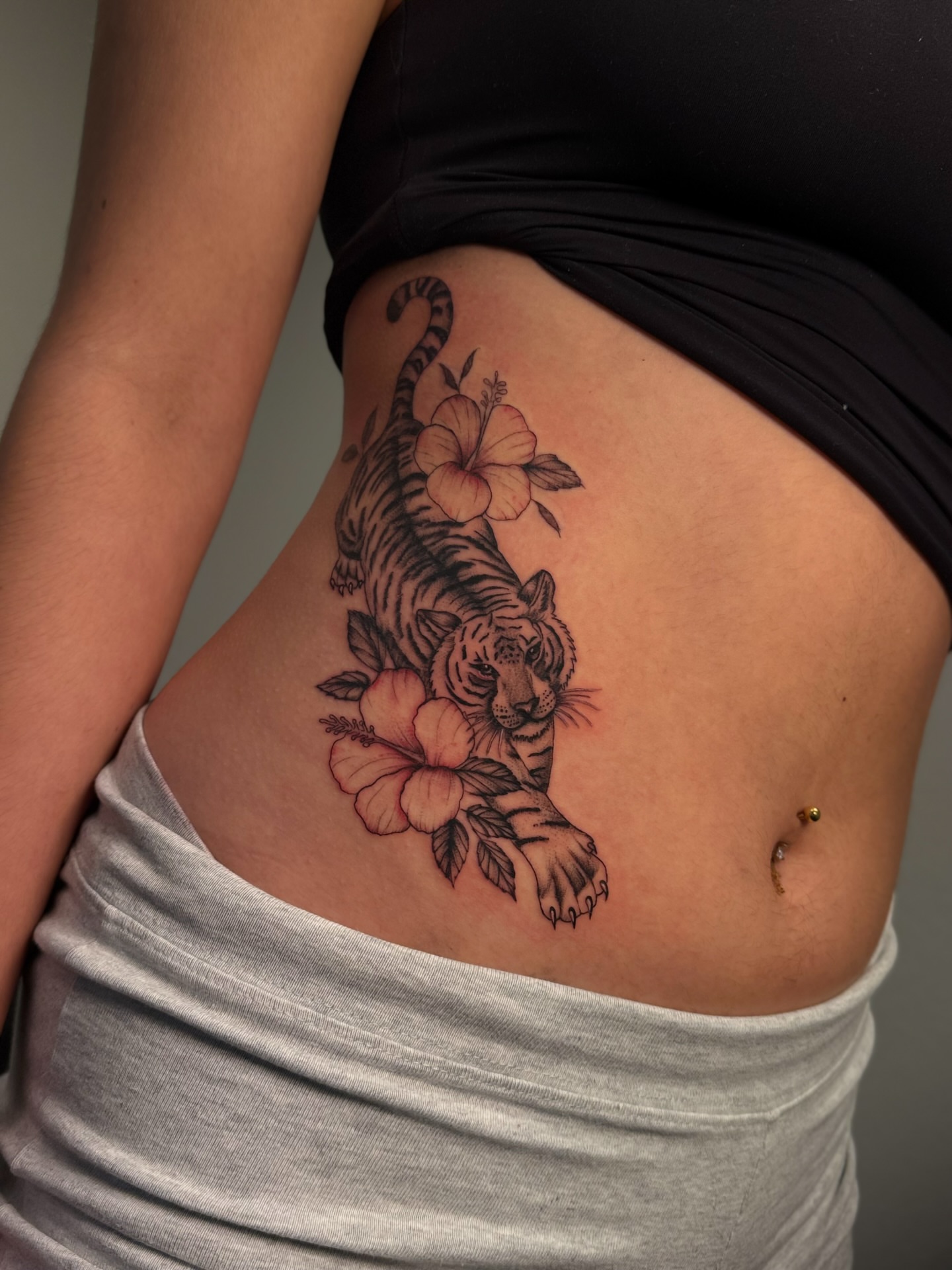 Tattoo by @fineline_lau — black_and_grey, realism