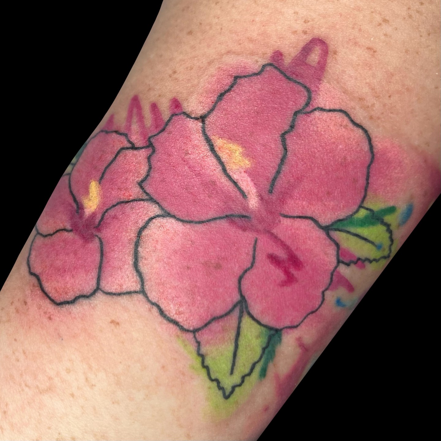 Tattoo by @bree_annatattoos — watercolor