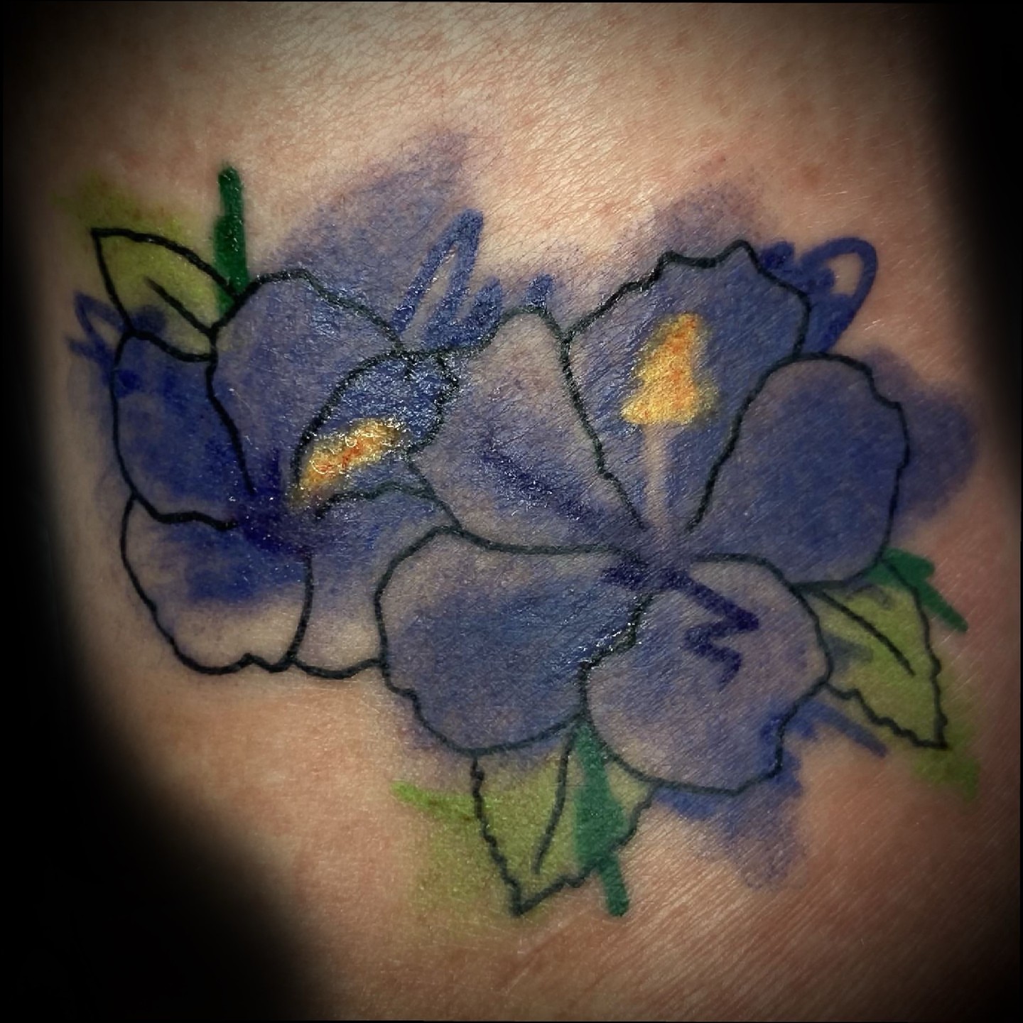 Tattoo by @bree_annatattoos — watercolor