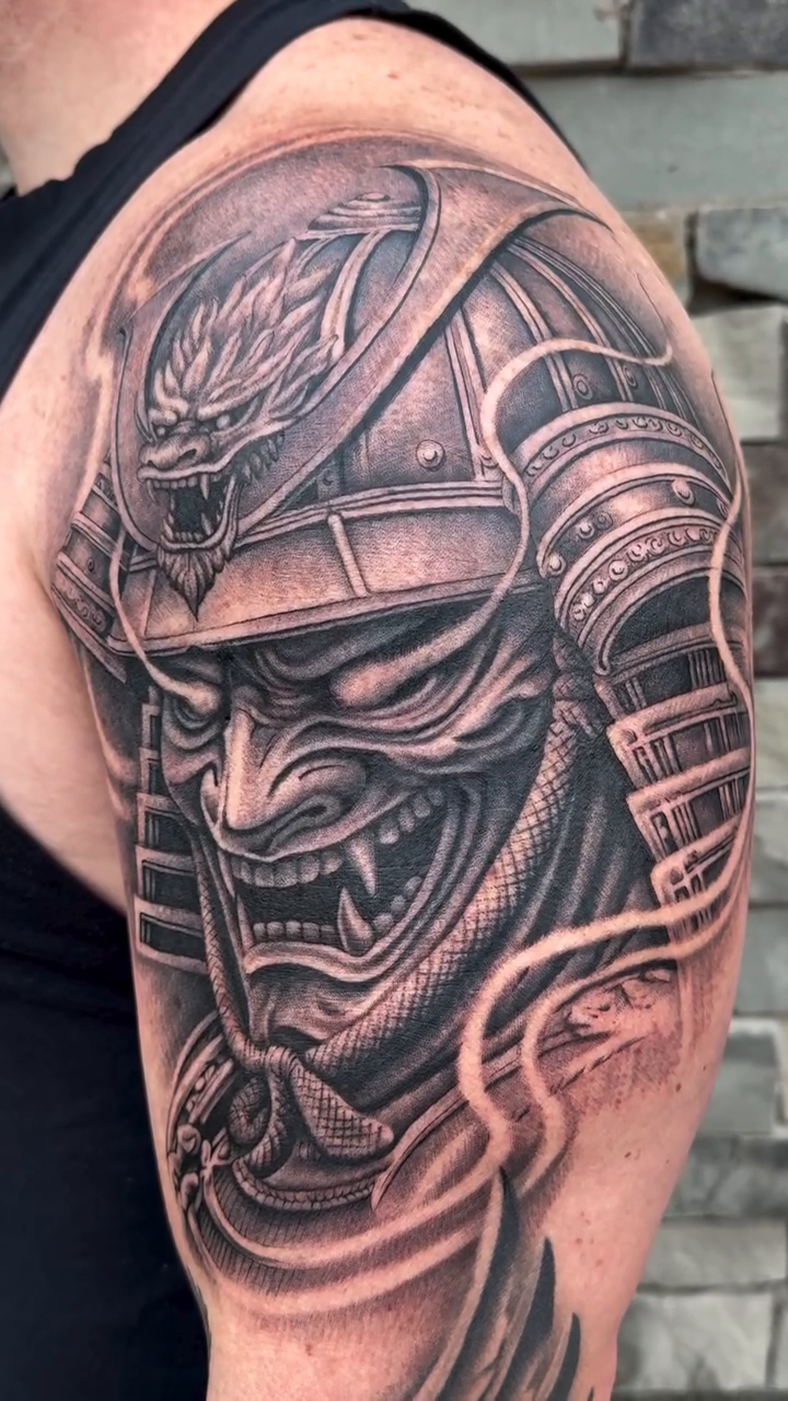 Tattoo by @aintnothinbutagthang817 — realism, black_and_grey