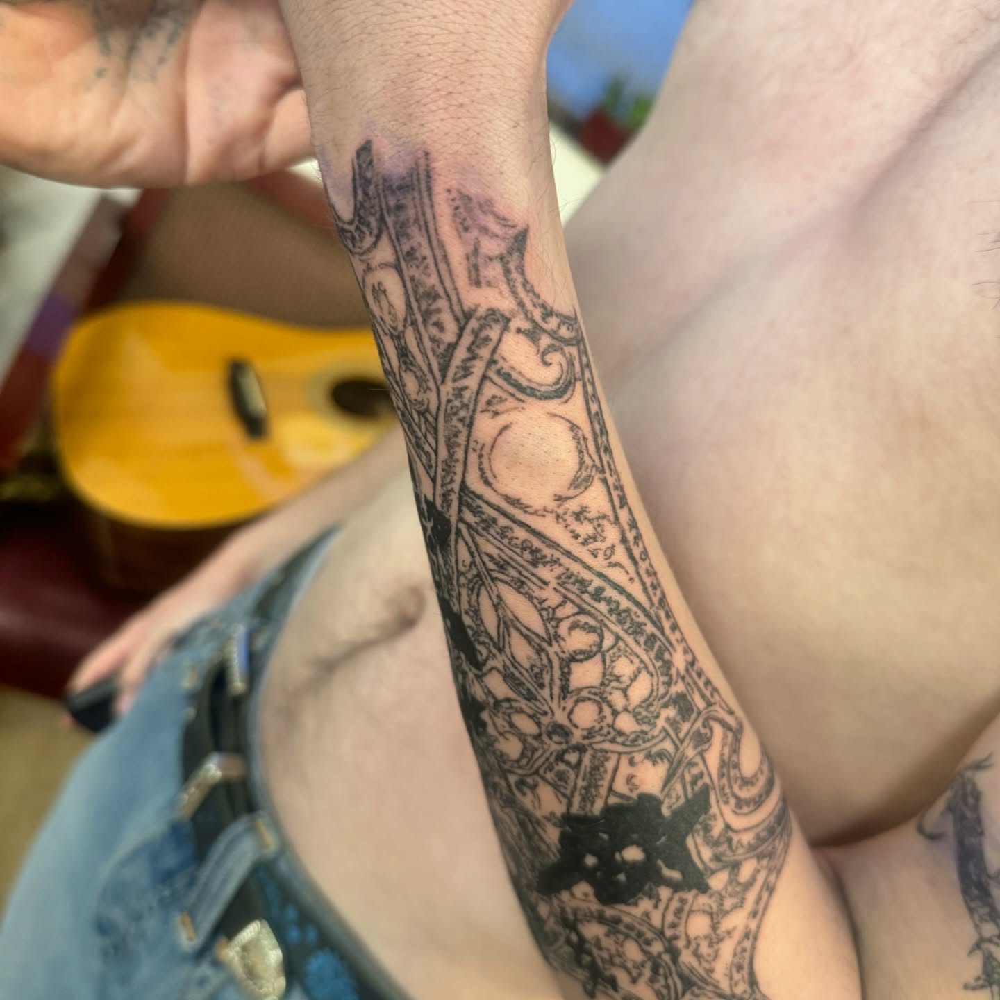 Tattoo by @henry.hank.howdy — black_and_grey