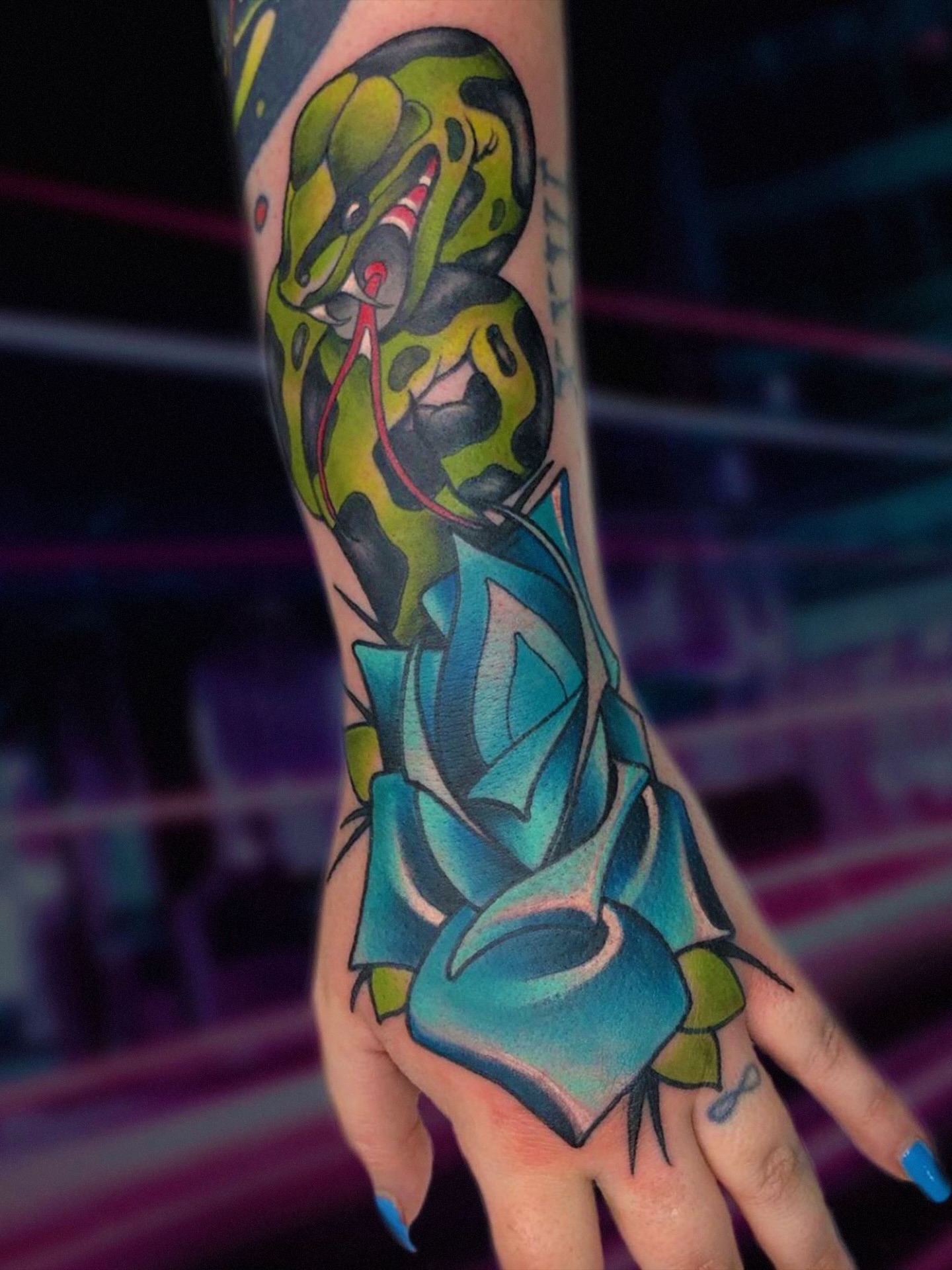 Tattoo by @shaneklos โ american_traditional, geometric