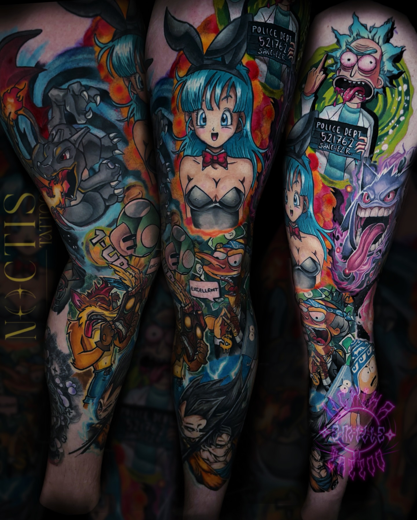 Tattoo by @uchiha_emilietattoo β anime, dotwork