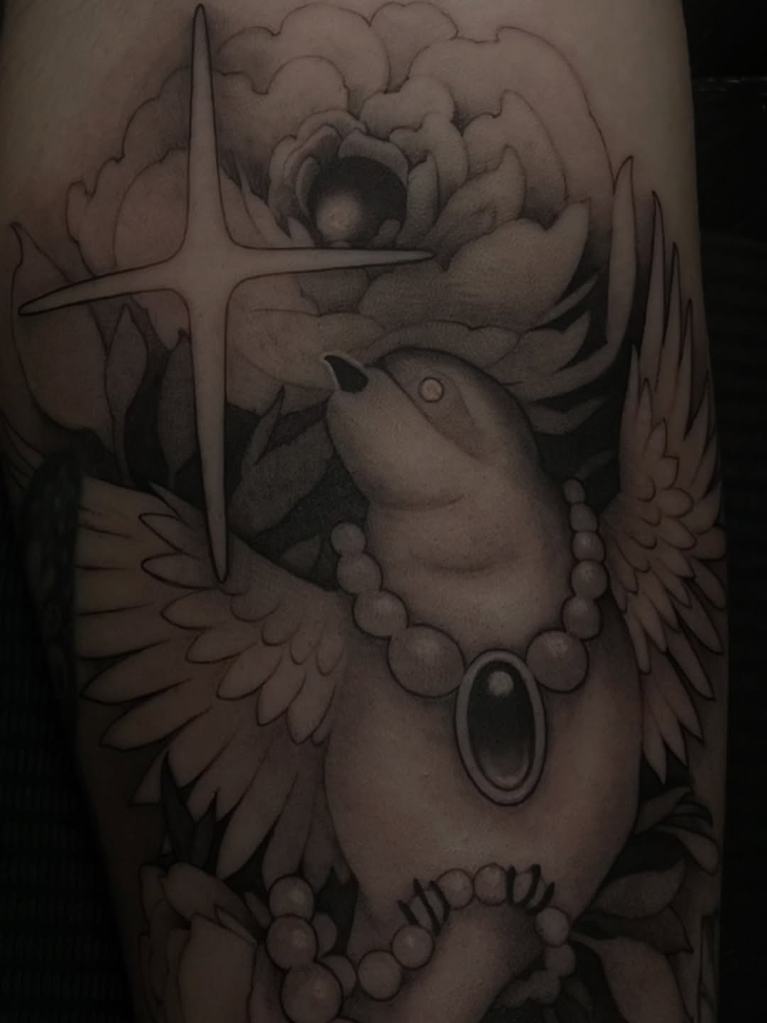 Tattoo by @madaciide — black_and_grey, realism
