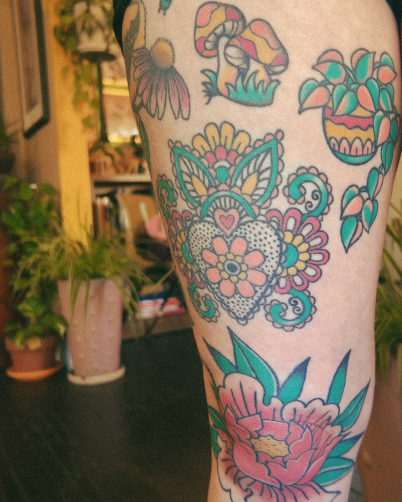 Tattoo by @hillarytattoos — new_school, ornamental