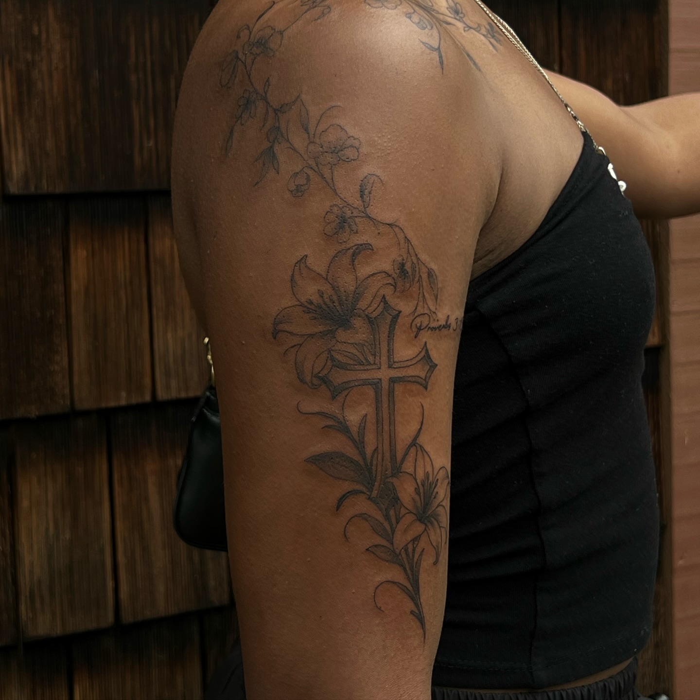 Tattoo by @ladyjutsu — black_and_grey