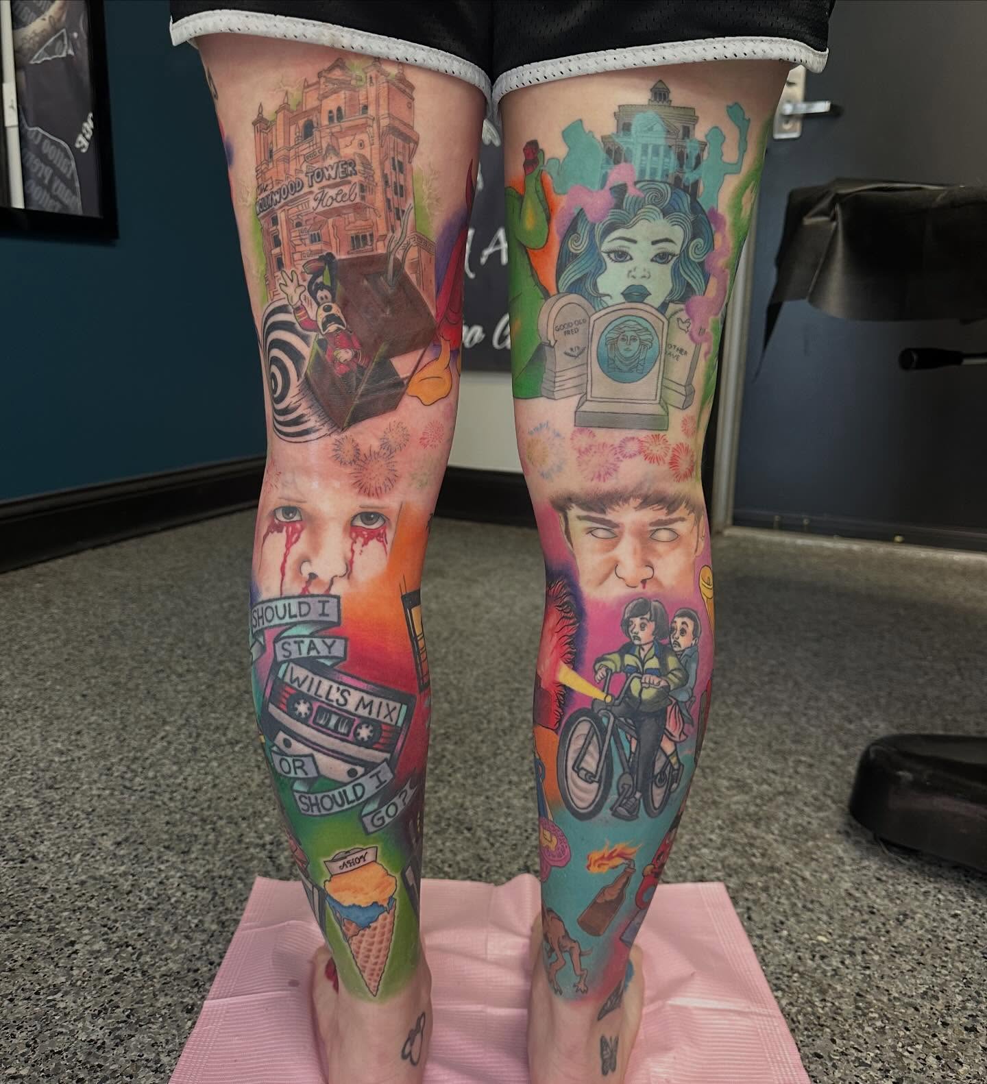 Tattoo by @inkbytink — watercolor, illustrative