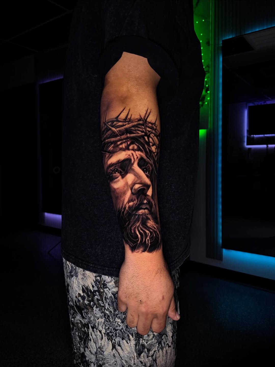 Tattoo by @tatts.x.hustler — realism, black_and_grey
