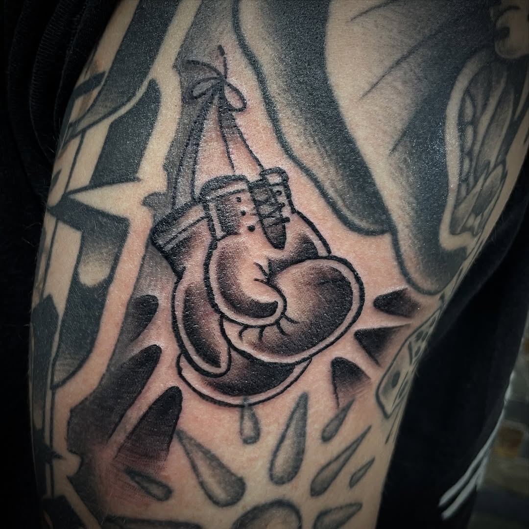 Tattoo by @jasonansley — american_traditional, black_and_grey