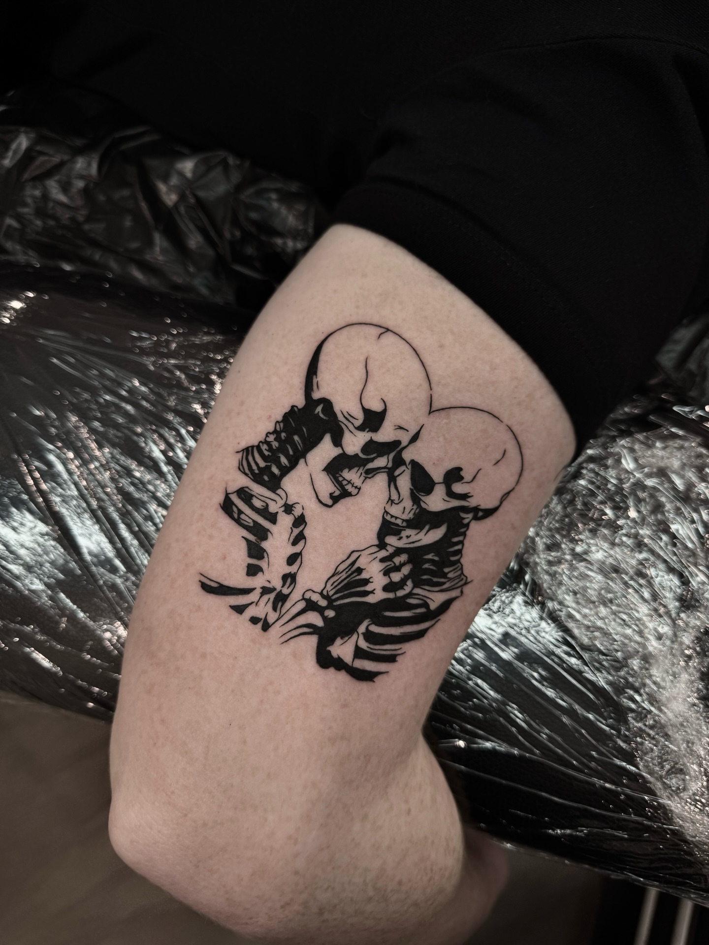 Tattoo by @vamos_tat — black_and_grey
