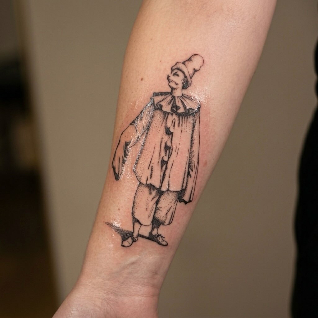 Tattoo by @sinnersparadise666 — dotwork, black_and_grey