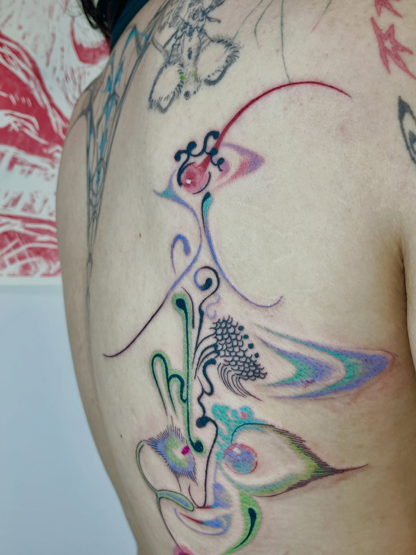 Tattoo by @the_tru_jerrry β new_school, geometric